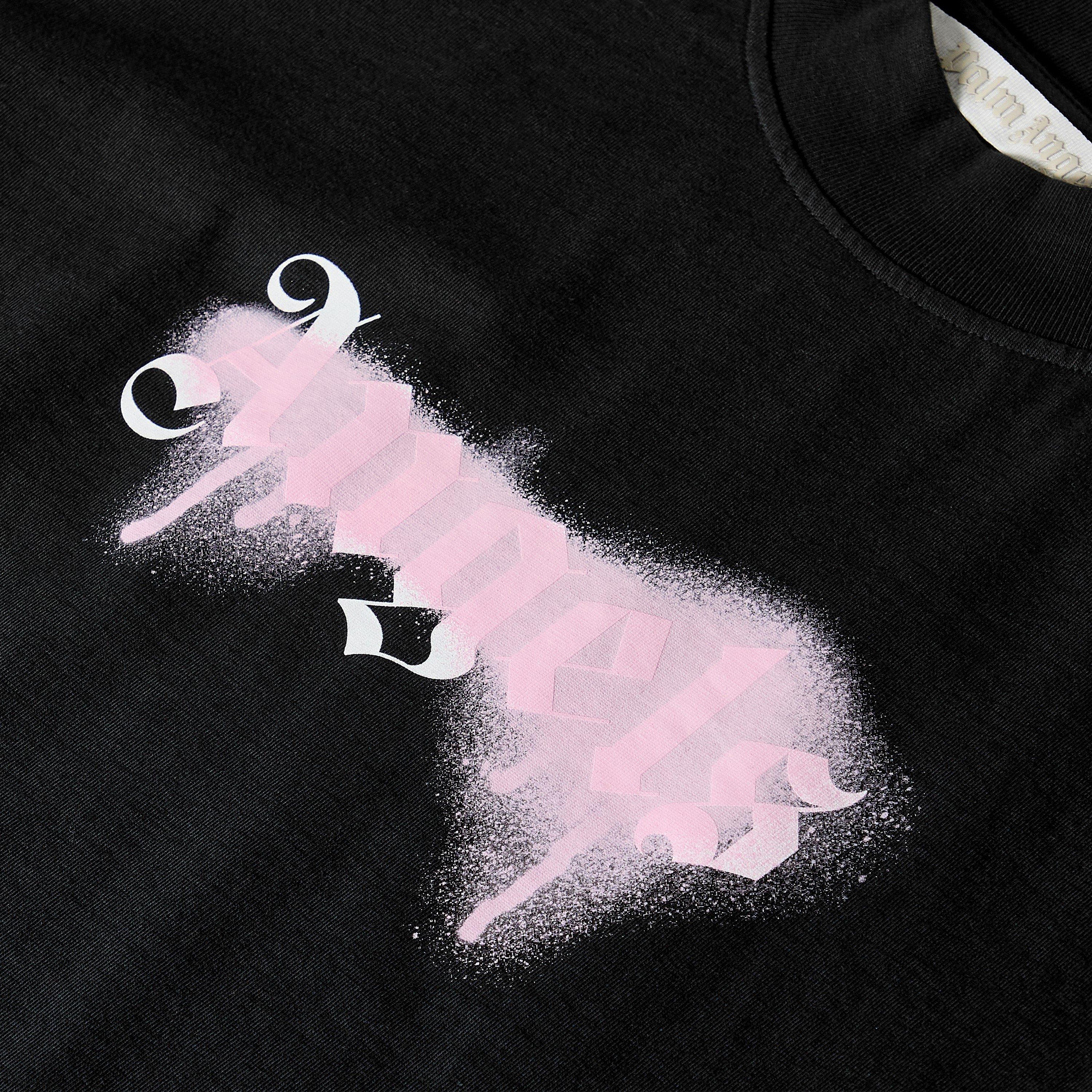Black Pink - Palm Angels - Women's T-Shirt - 3