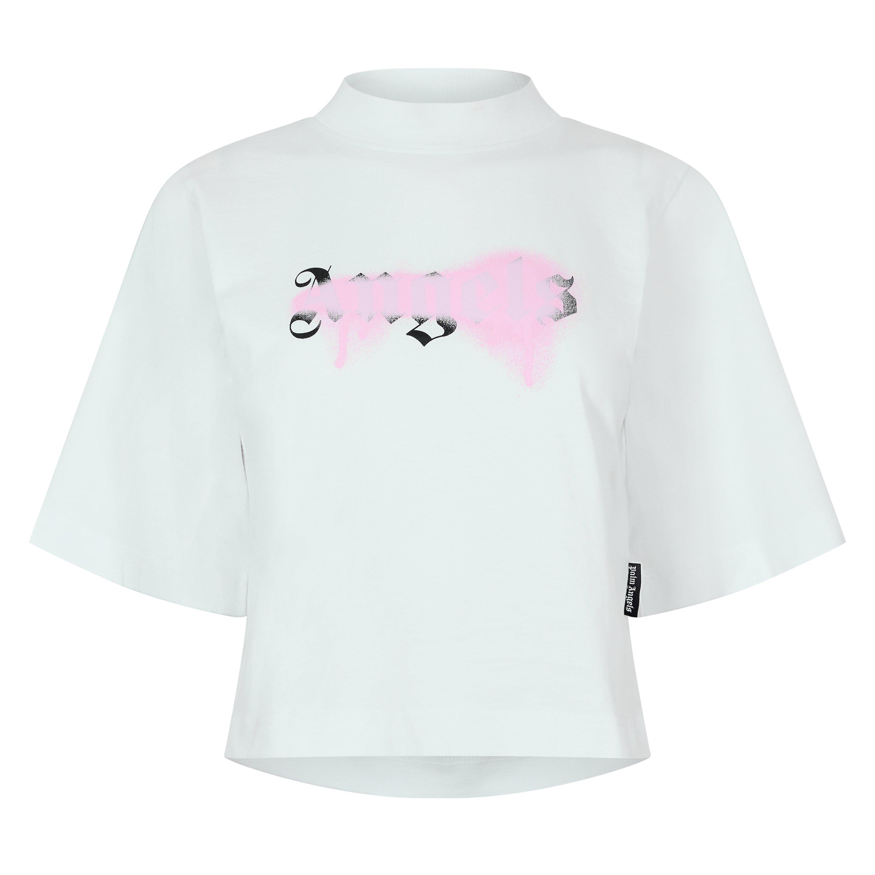 White Pink - Palm Angels - Palm Angels Tee Ld99 - 1