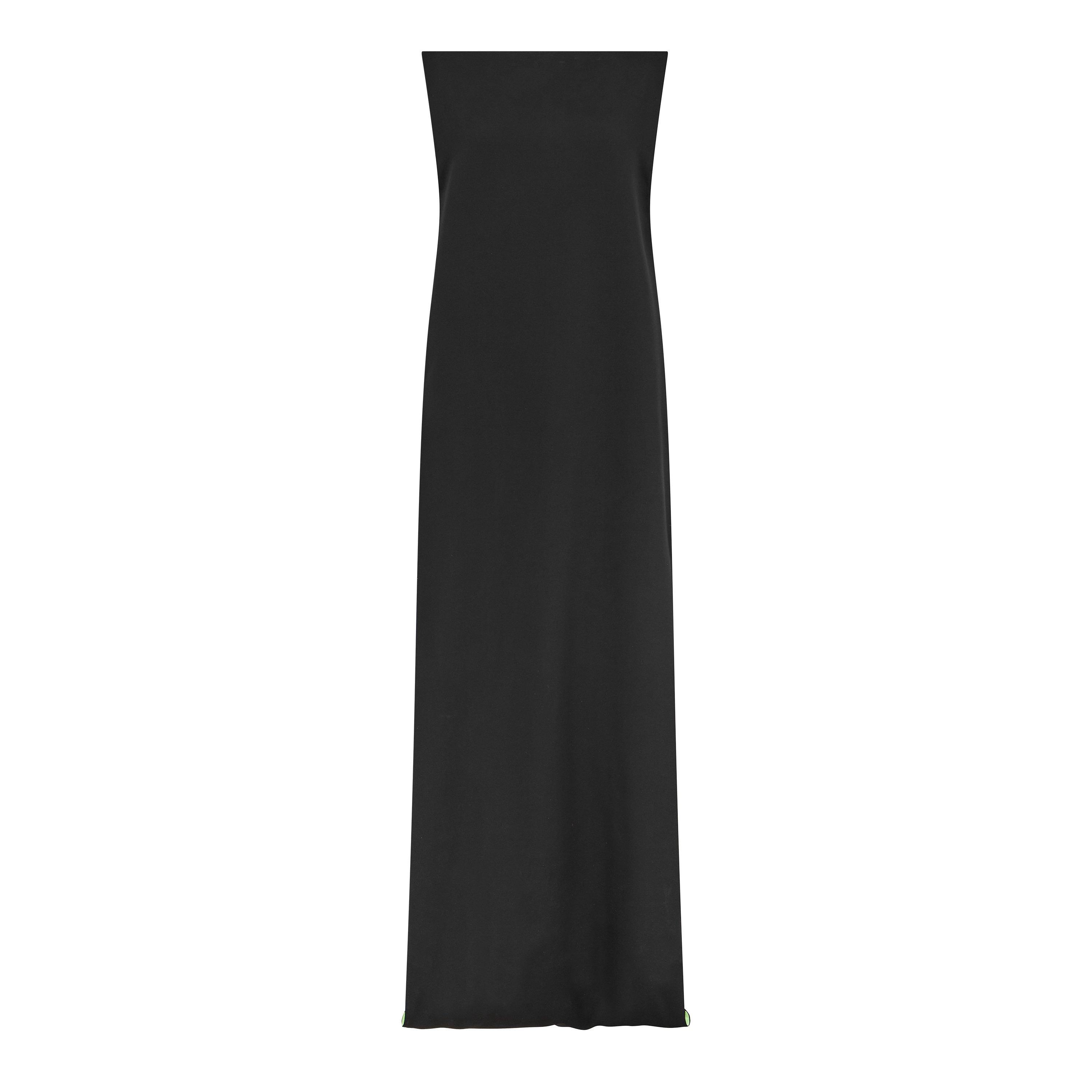 Black/Green - Tom Ford - Women's Backless Long Maxi Dress - 1