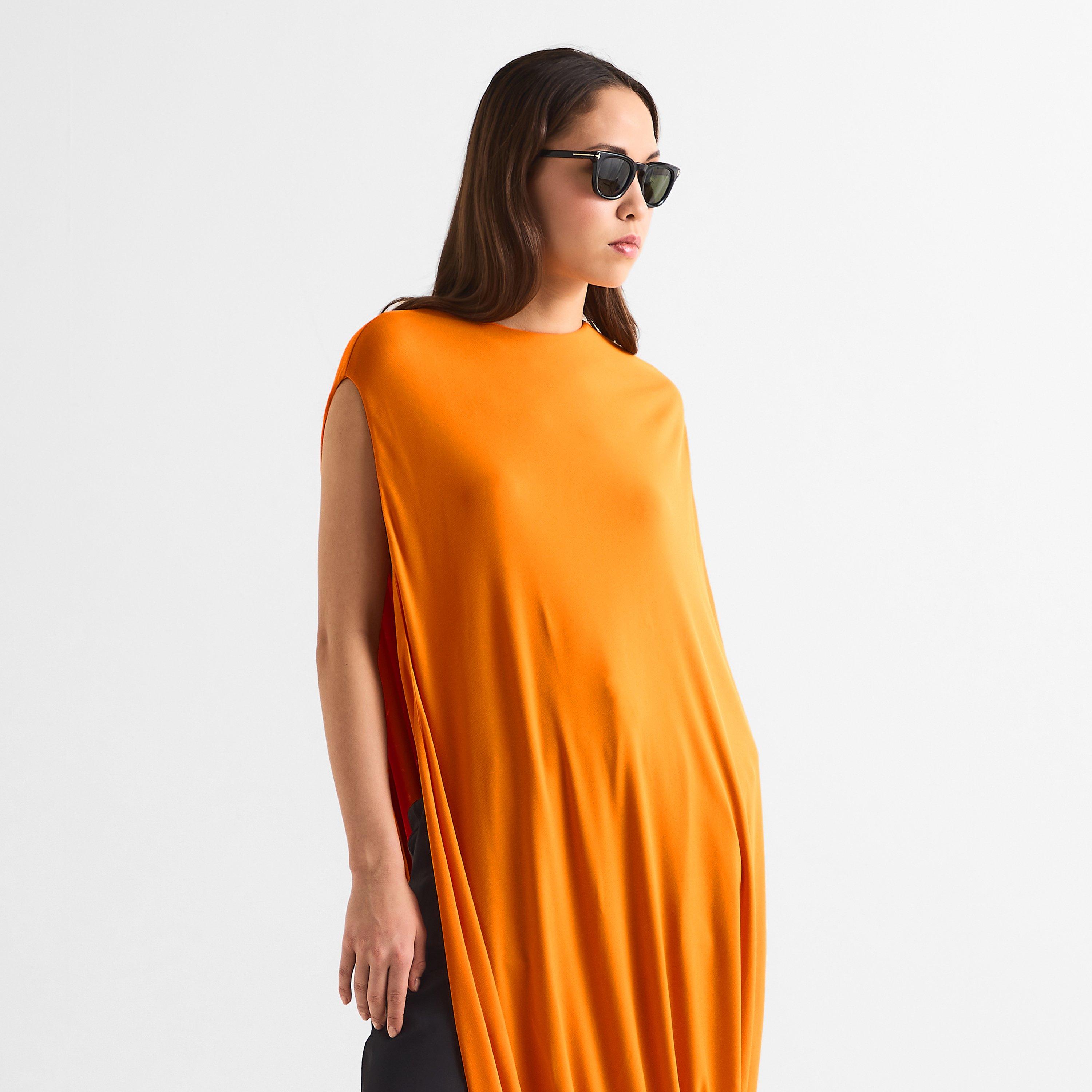Orange Fluro - Tom Ford - Women's Impossible Top Tunic - 3