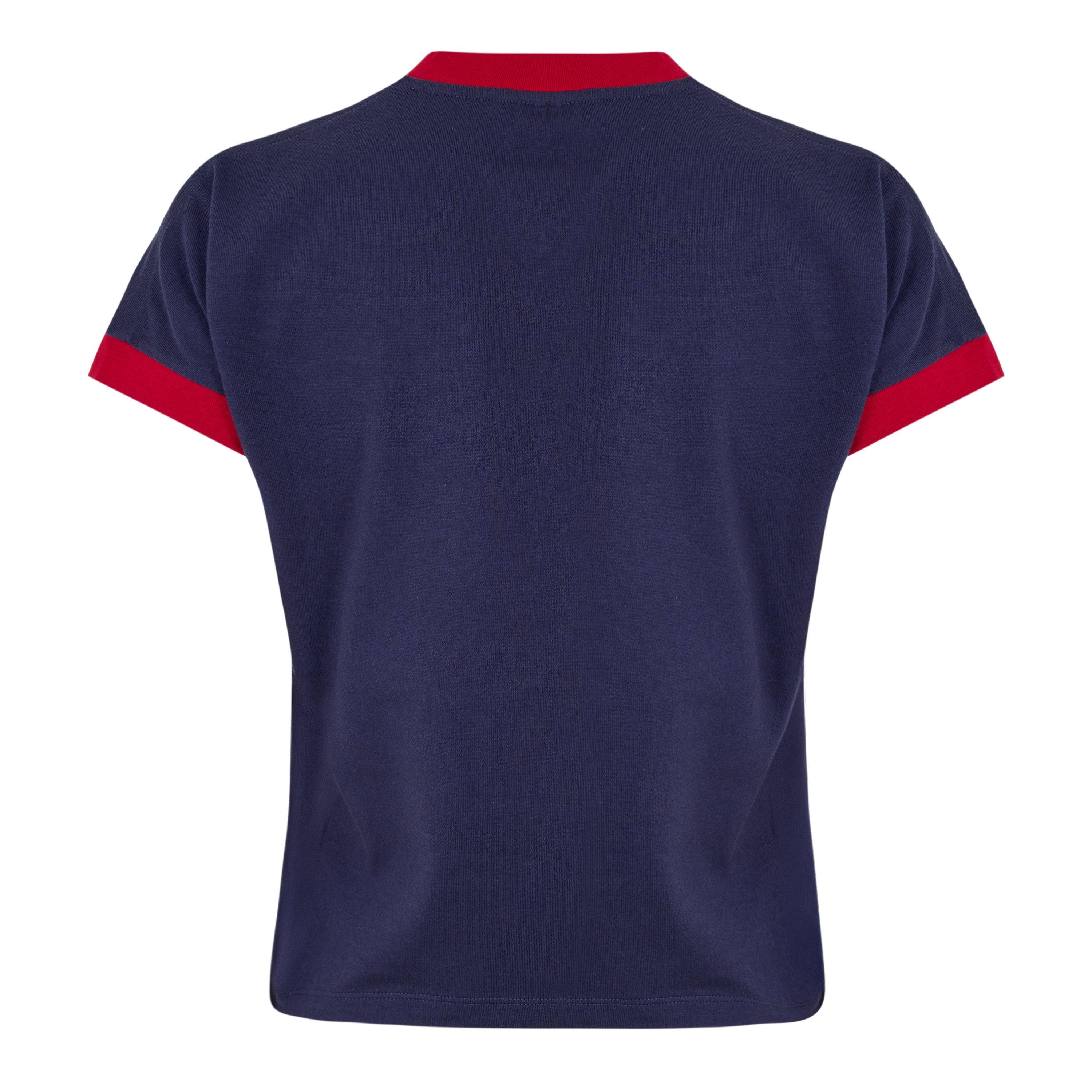 Ink Red - Versace - Women's Vintage Medusa Slim Fit T-Shirt - 2