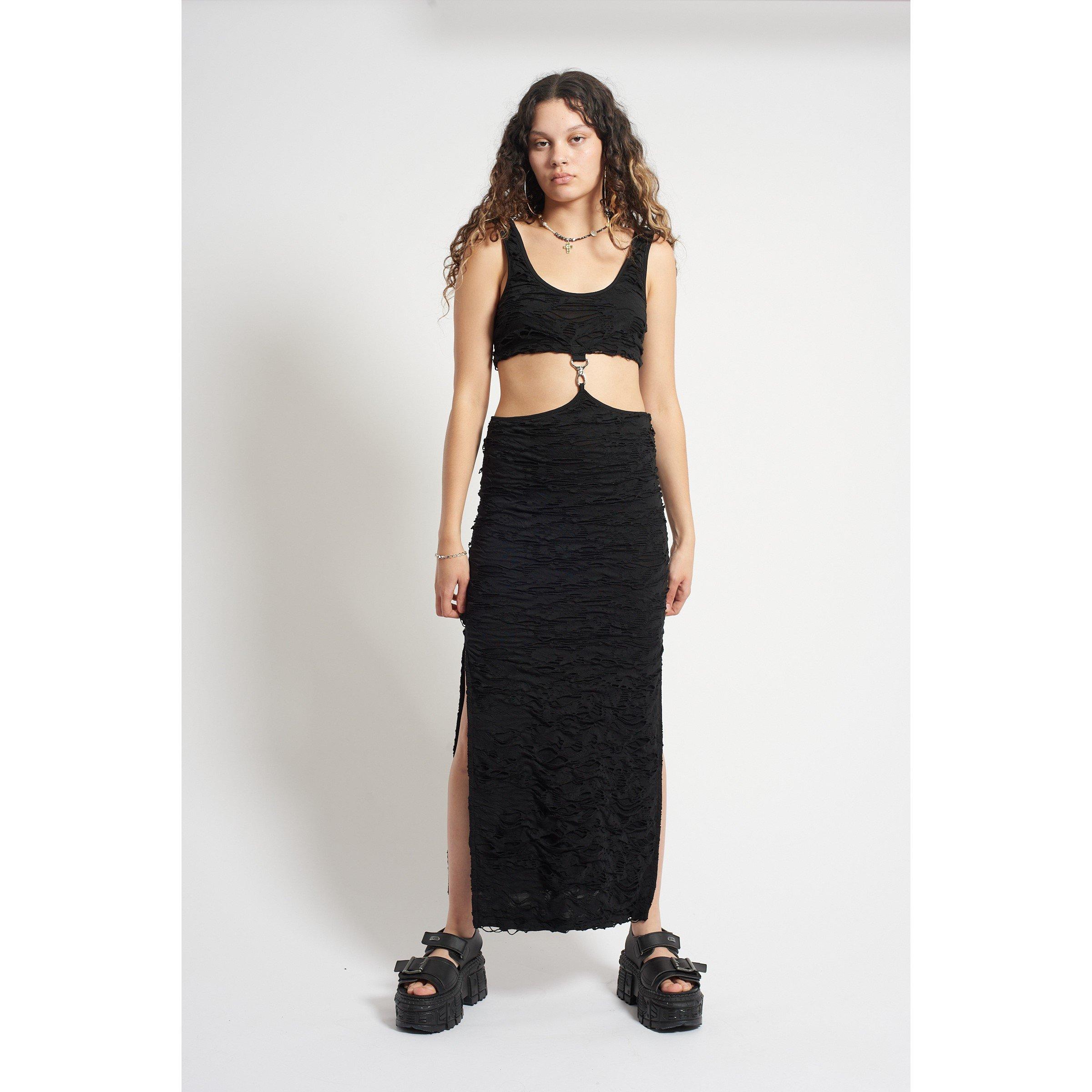 Black - The Ragged Priest - Women's Nightshade Long Maxi Dress - 1