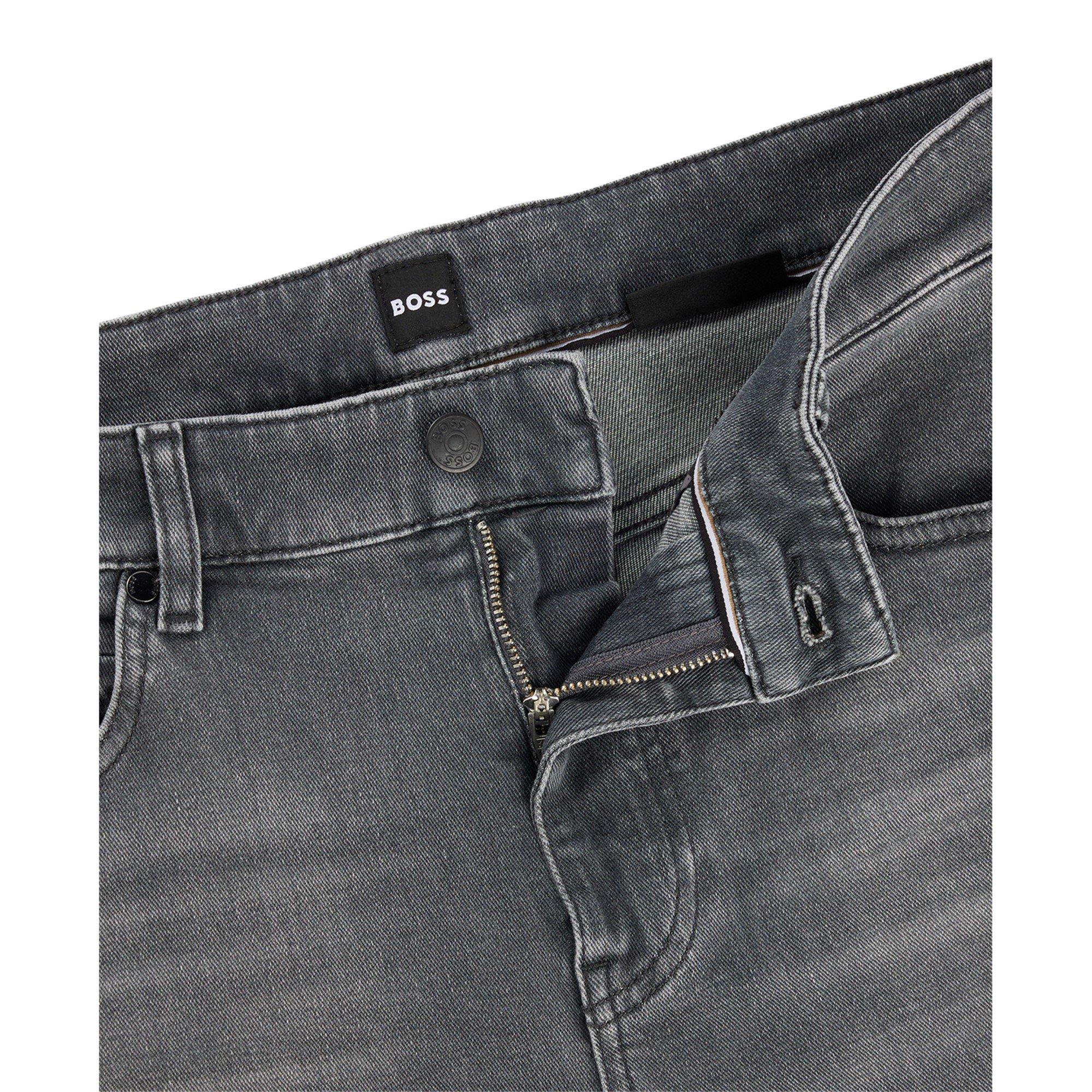 Grey 030 - Boss - Men's HBB Delaware3Slm Slim-fit Jeans - 2