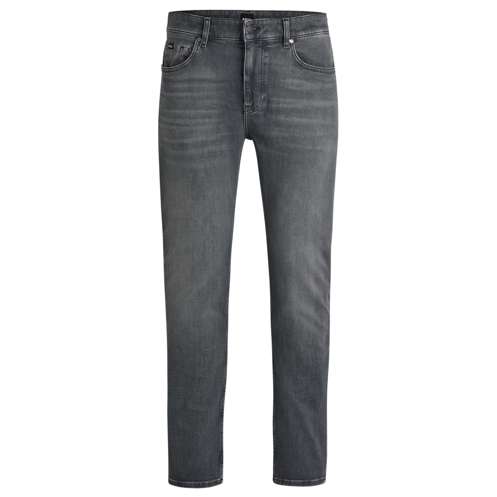 Grey 030 - Boss - Men's HBB Delaware3Slm Slim-fit Jeans - 7