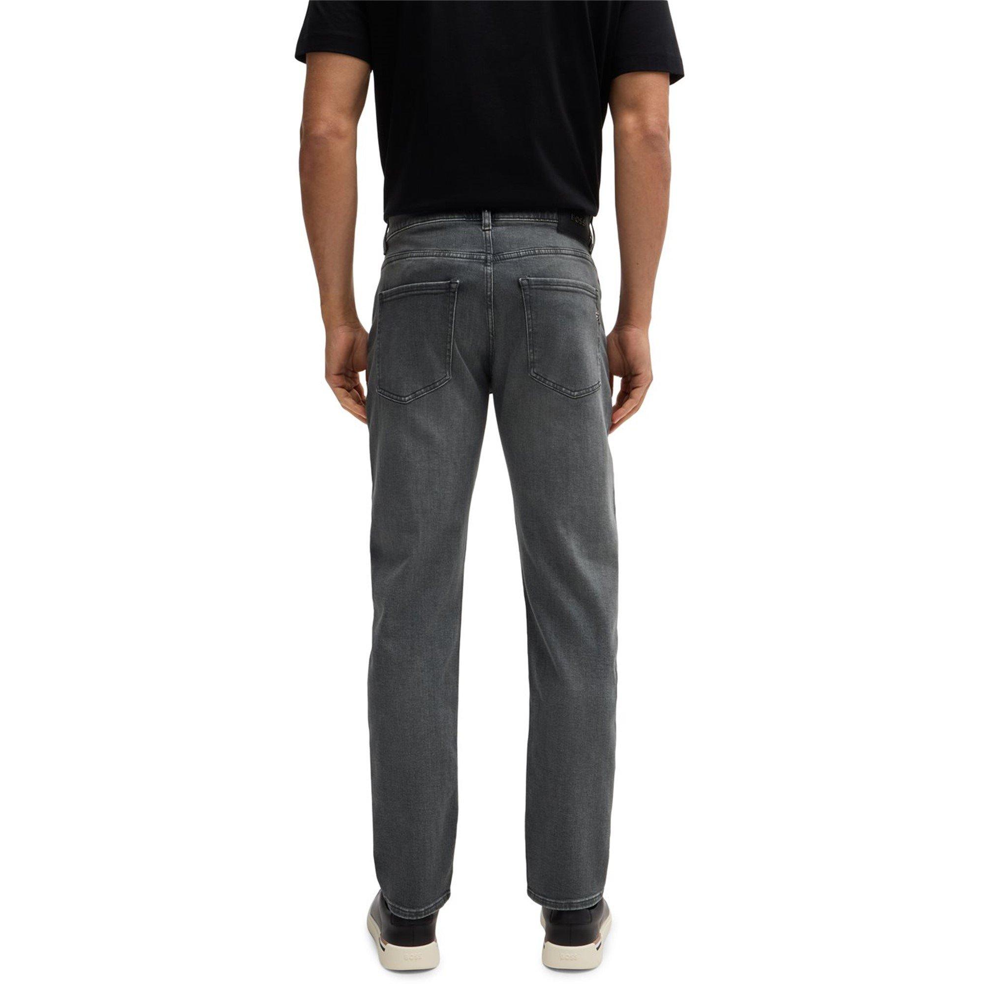 Grey 030 - Boss - Men's HBB Delaware3Slm Slim-fit Jeans - 4