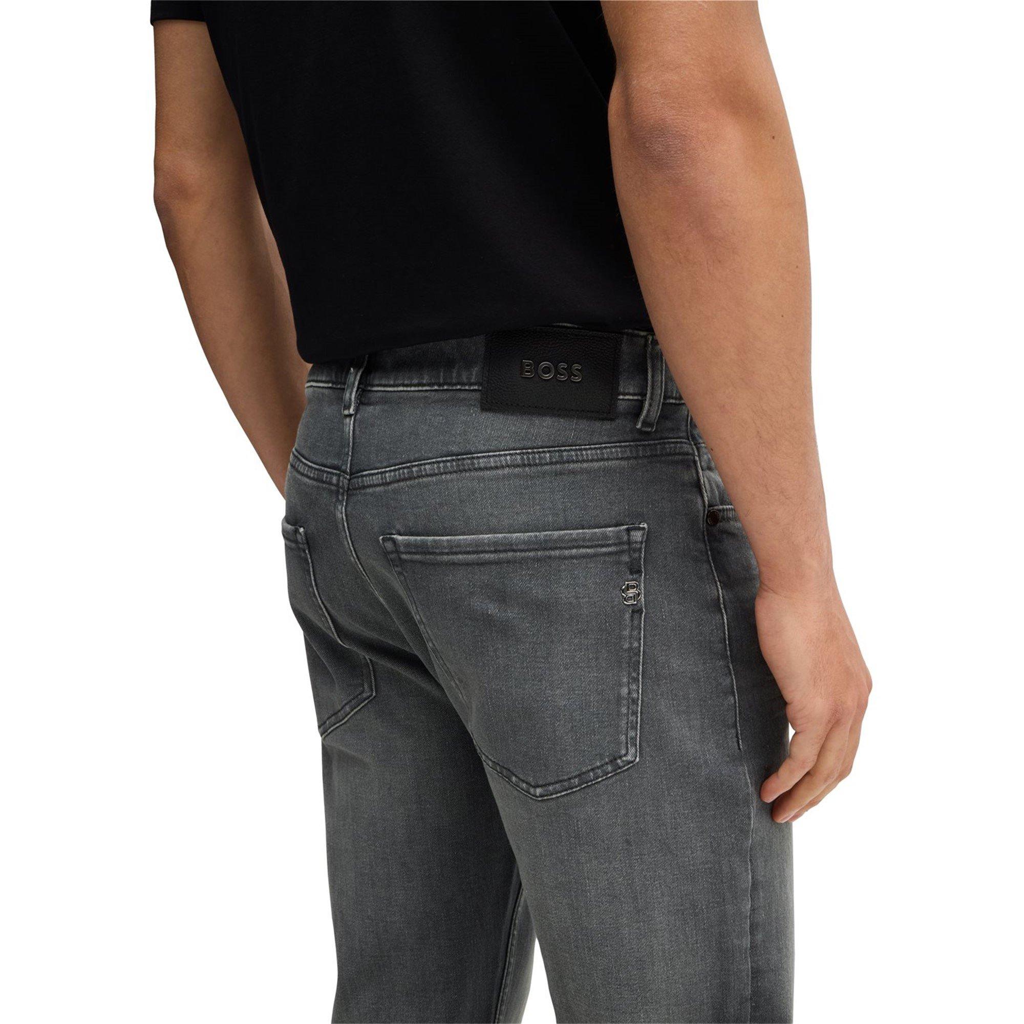 Grey 030 - Boss - Men's HBB Delaware3Slm Slim-fit Jeans - 5