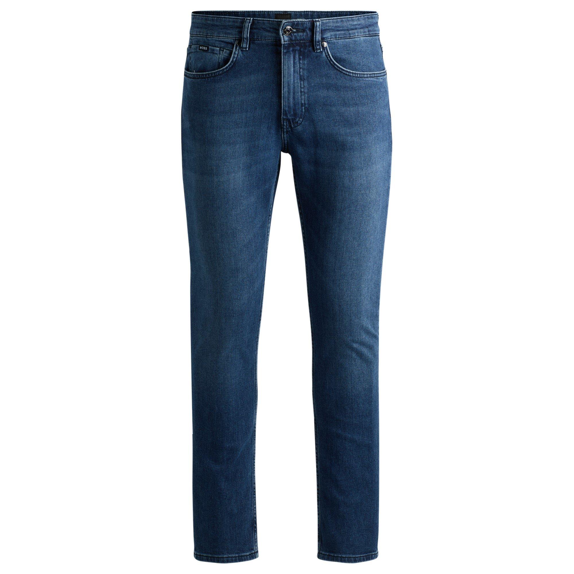 Boss Men's Hbb Delaware3slm Slim-Fit Jeans - Navy 416 - 32W R