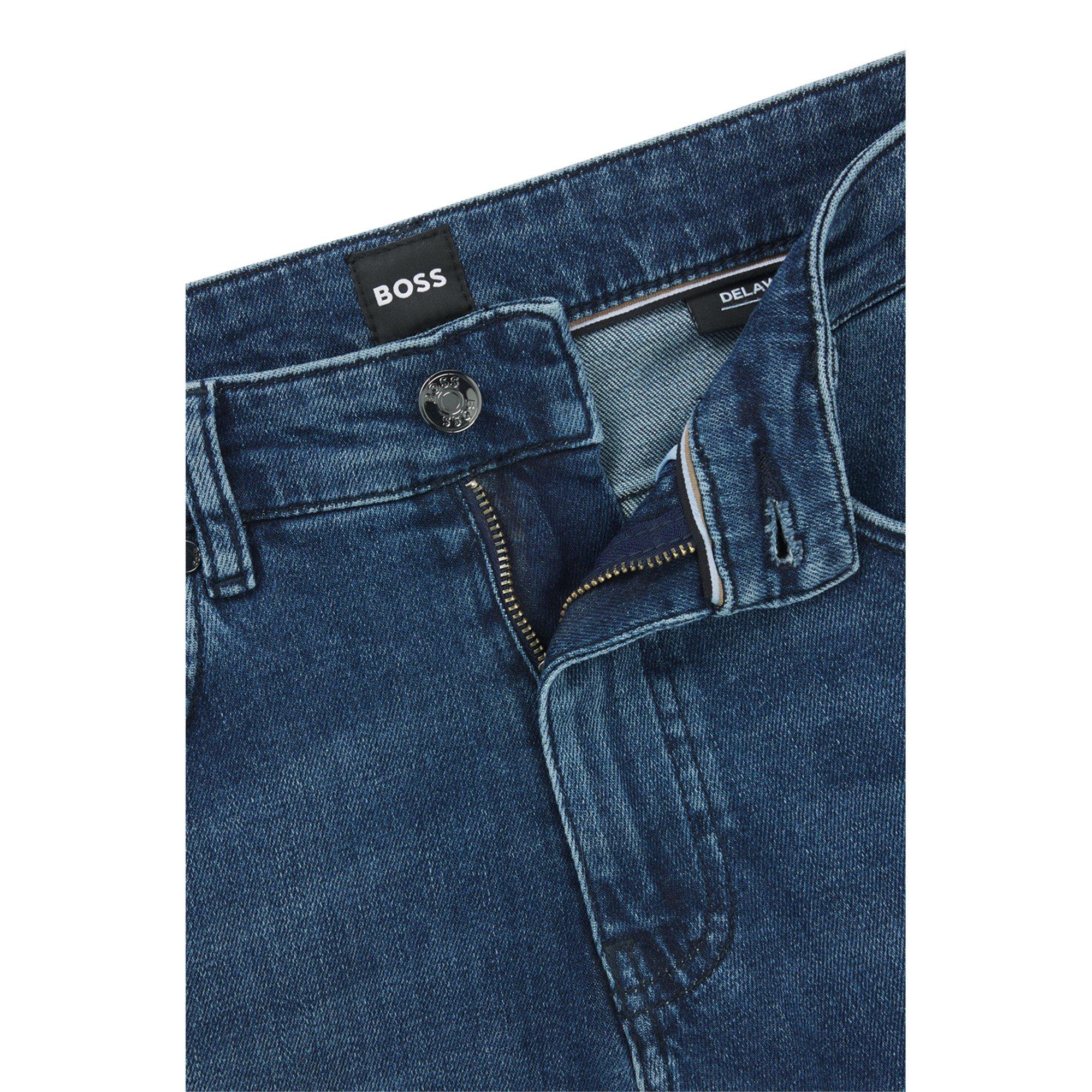 Navy 416 - Boss - Men's HBB Delaware3Slm Slim-fit Jeans - 9