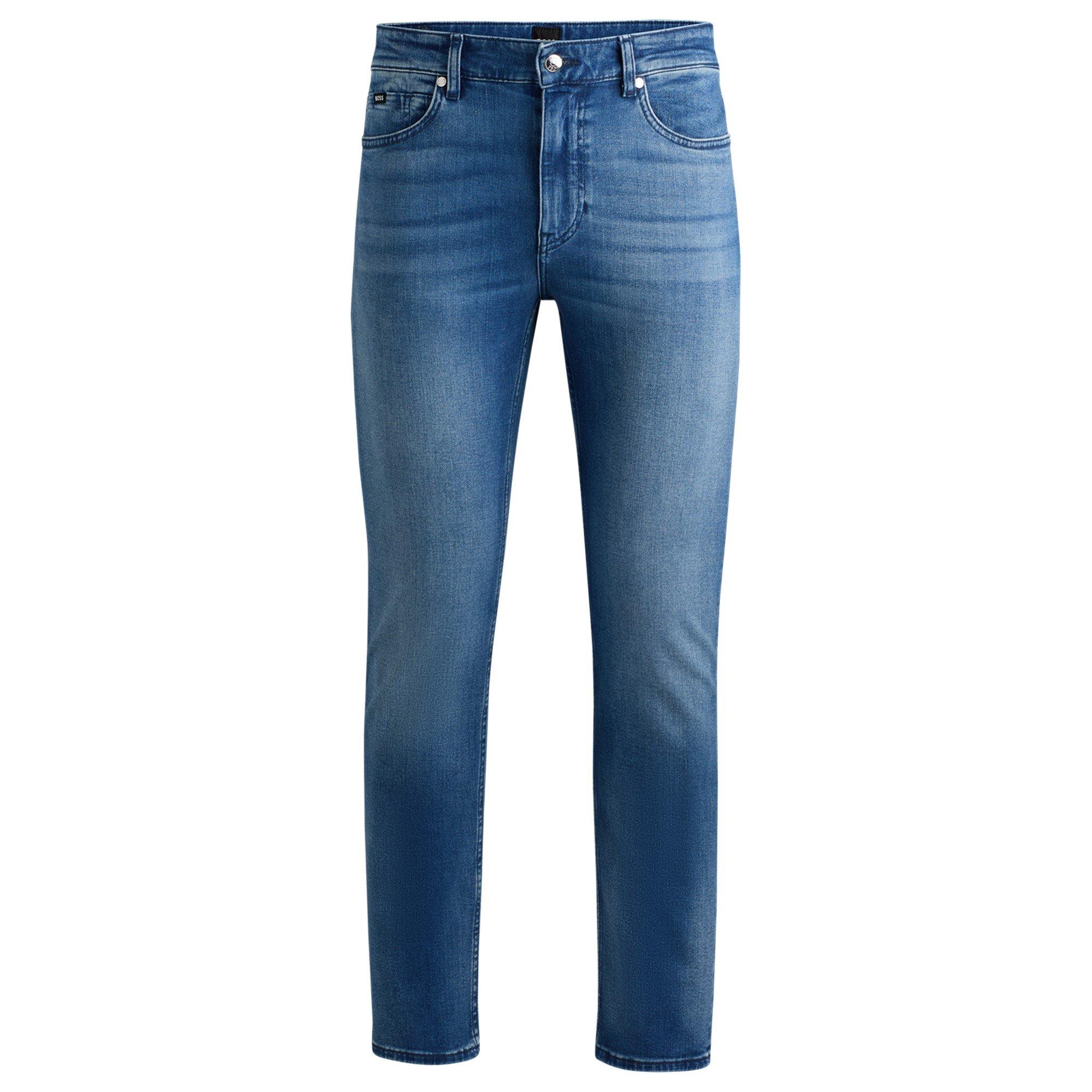 Med Blue 420 - Boss - Men's HBB Delaware3Slm Slim-fit Jeans - 8
