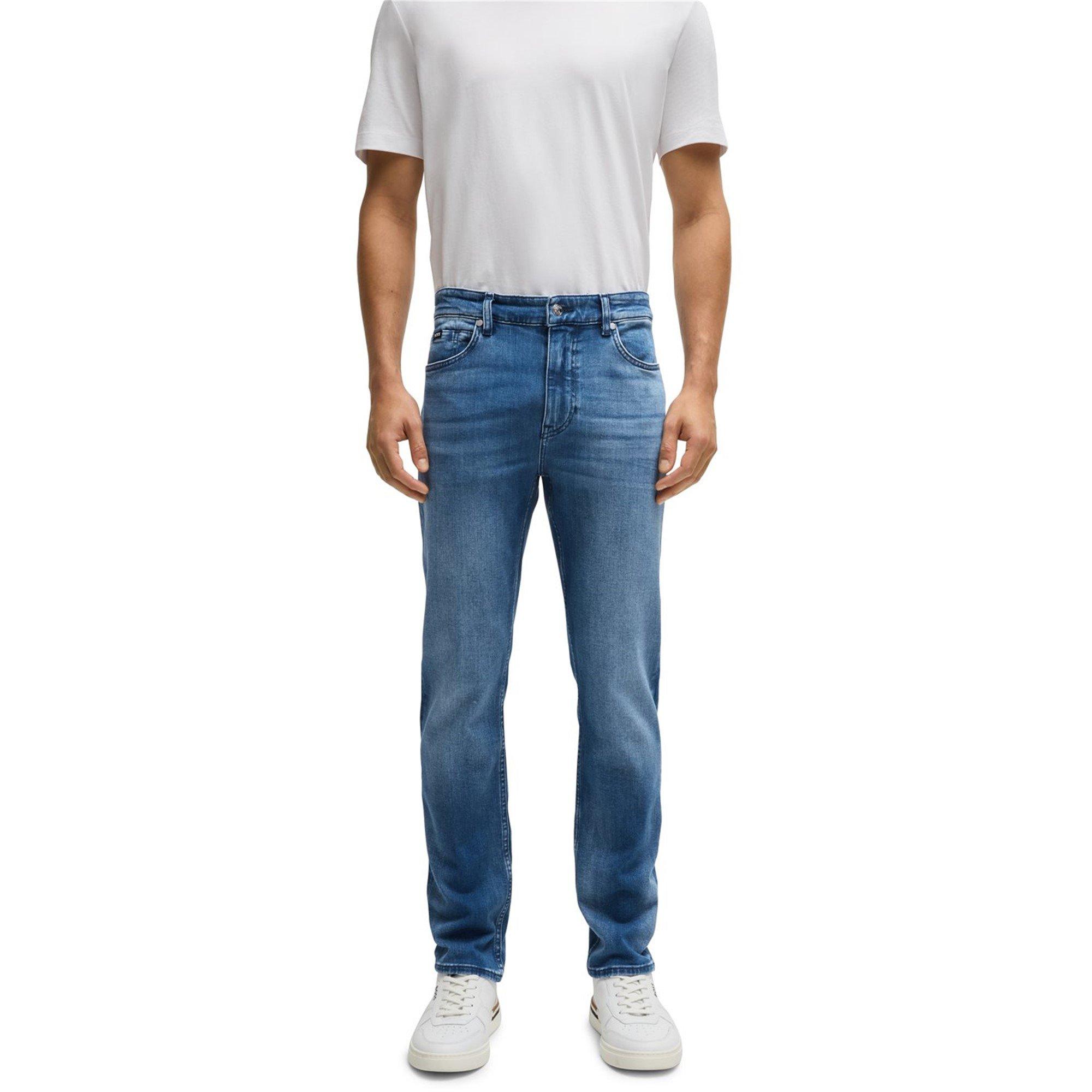 Med Blue 420 - Boss - Men's HBB Delaware3Slm Slim-fit Jeans - 3