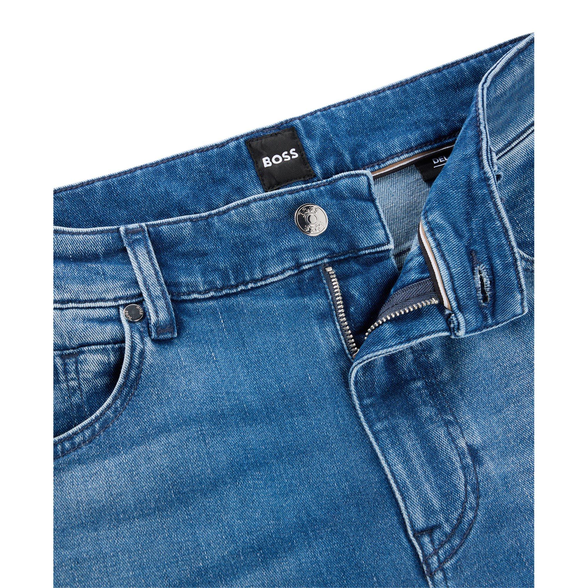Med Blue 420 - Boss - Men's HBB Delaware3Slm Slim-fit Jeans - 6