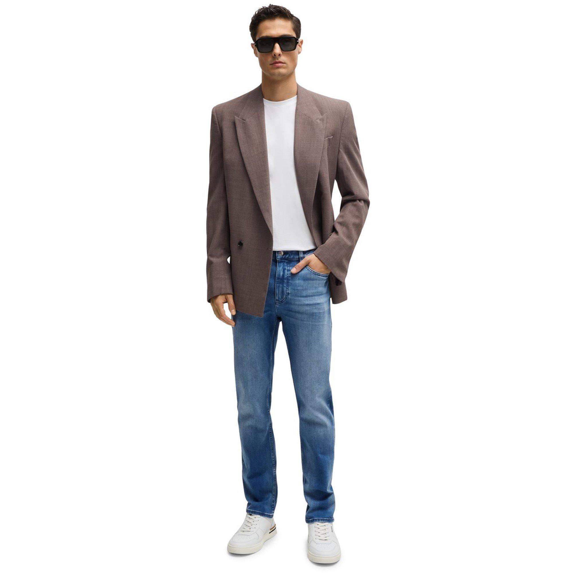 Med Blue 420 - Boss - Men's HBB Delaware3Slm Slim-fit Jeans - 7