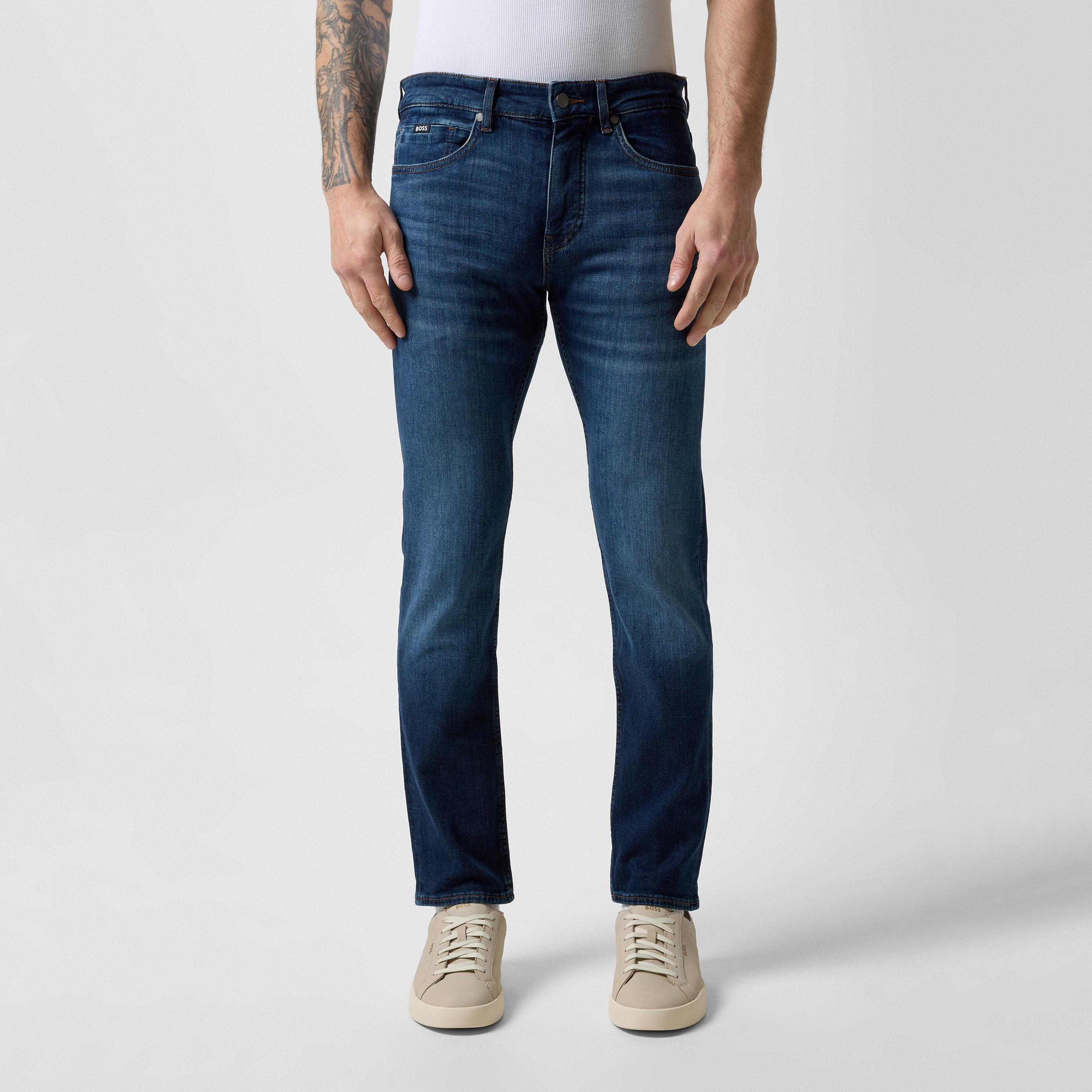 Navy 419 - Boss - Men's HBB Delaware3Slm Slim-fit Jeans - 3