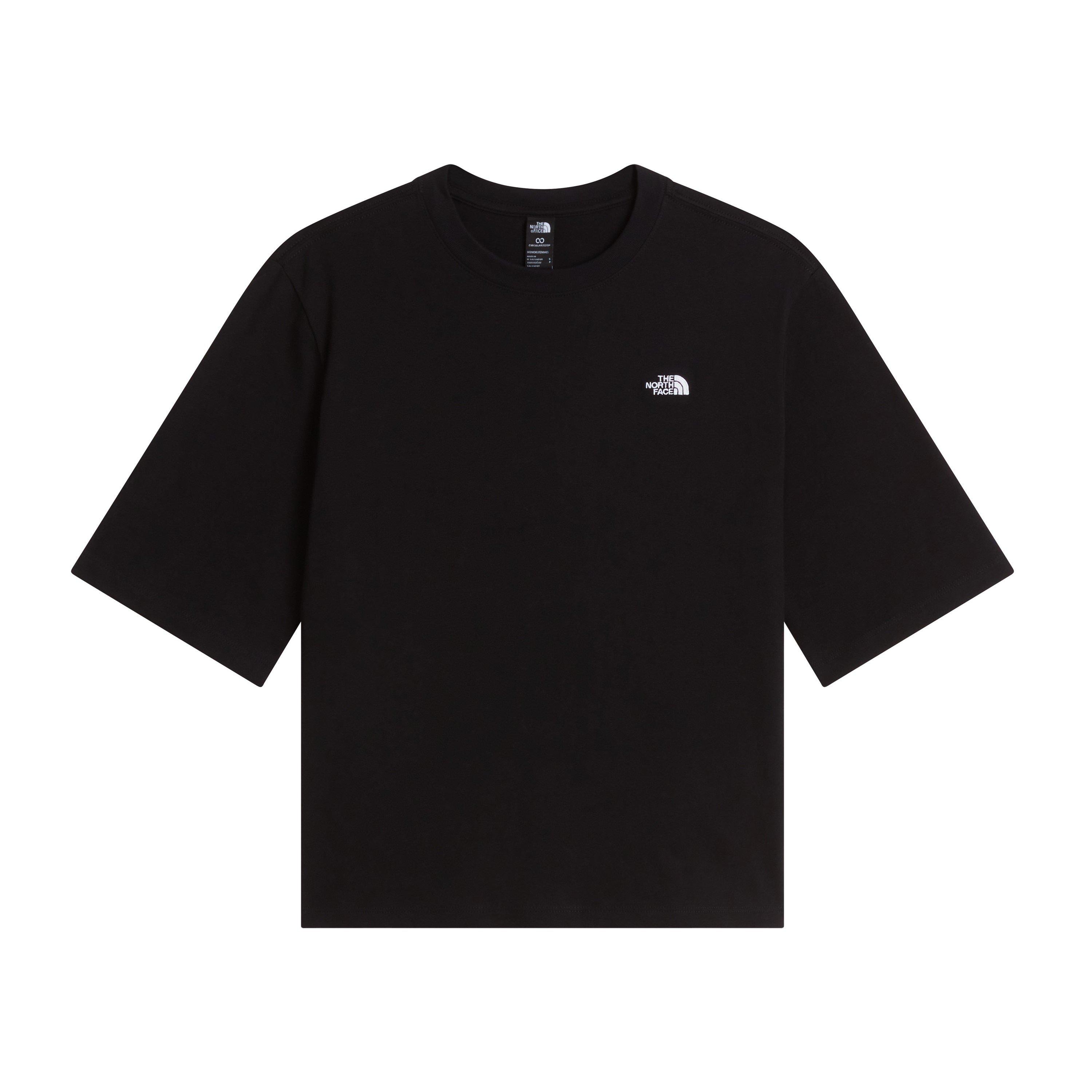 Tnf Black - The North Face - TNF Essential Simple Dome Boxy Relaxed T-Shirt Womens - 1
