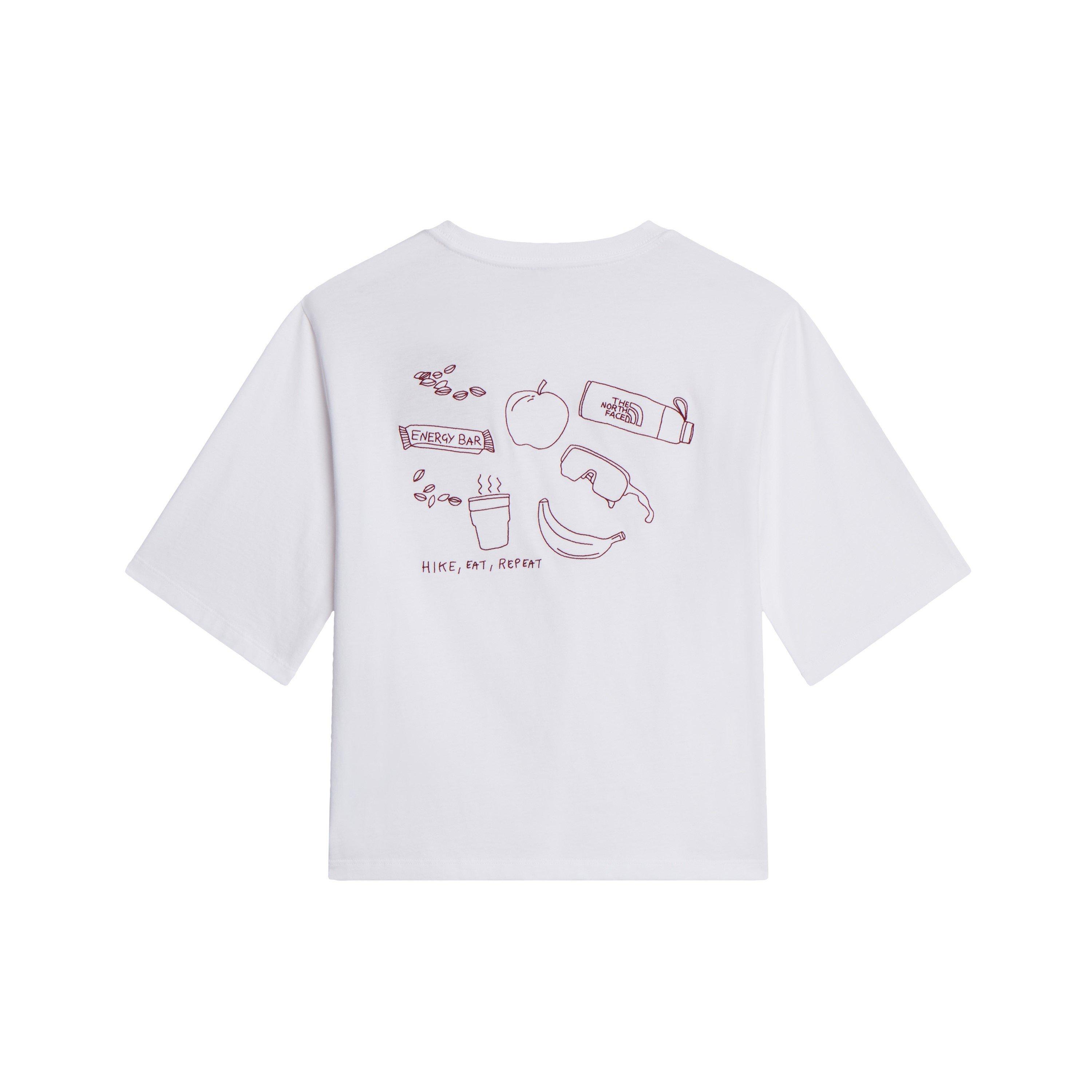 Tnf White - The North Face - TNF Hike Picnic Boxy Graphic Tee Womens - 1