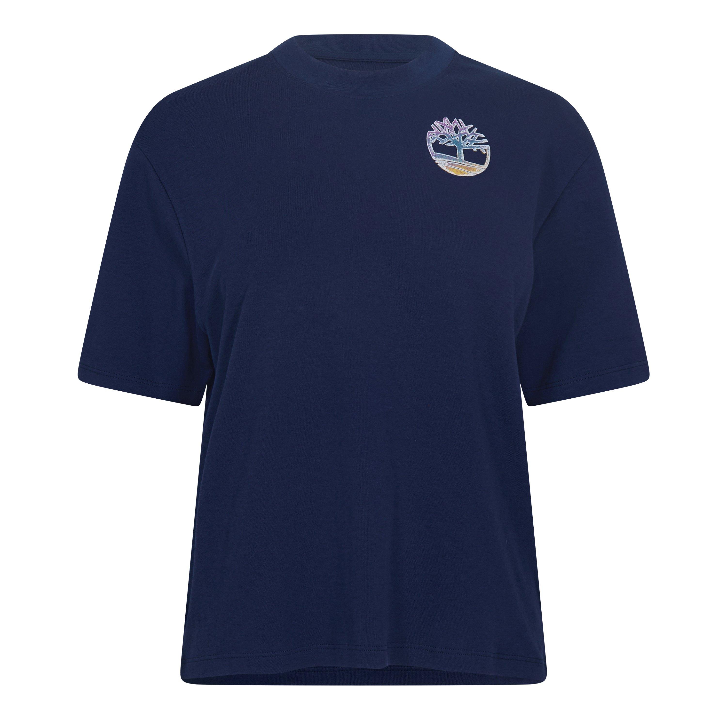 Peacoat - Timberland - Women's Graphic Tee Back and Front Graphic T-Shirt