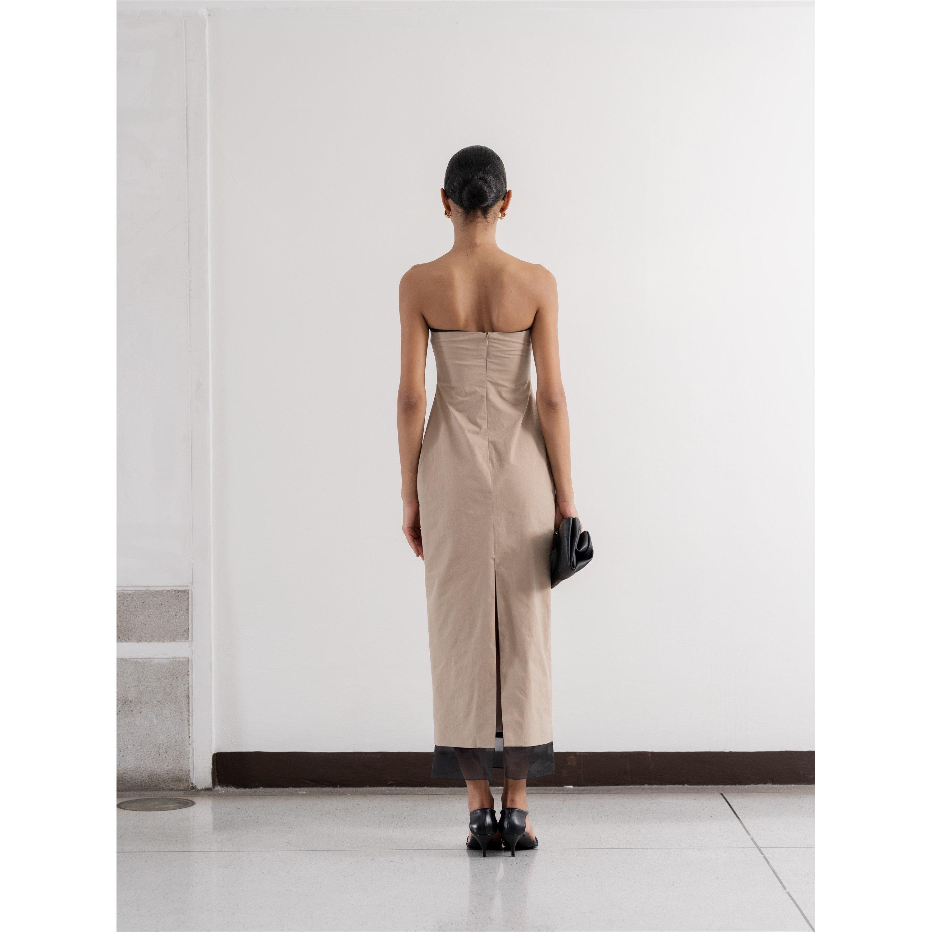 Khaki/Black - Voraninda - Women's Tylyn Bodycon Dress - 7