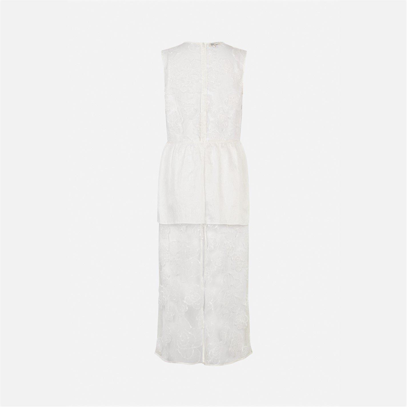Blanc De Bla - Baum und Pferdgarten - Womens ANTONIE Long Maxi Dress -  Blanc De Blanc - 4
