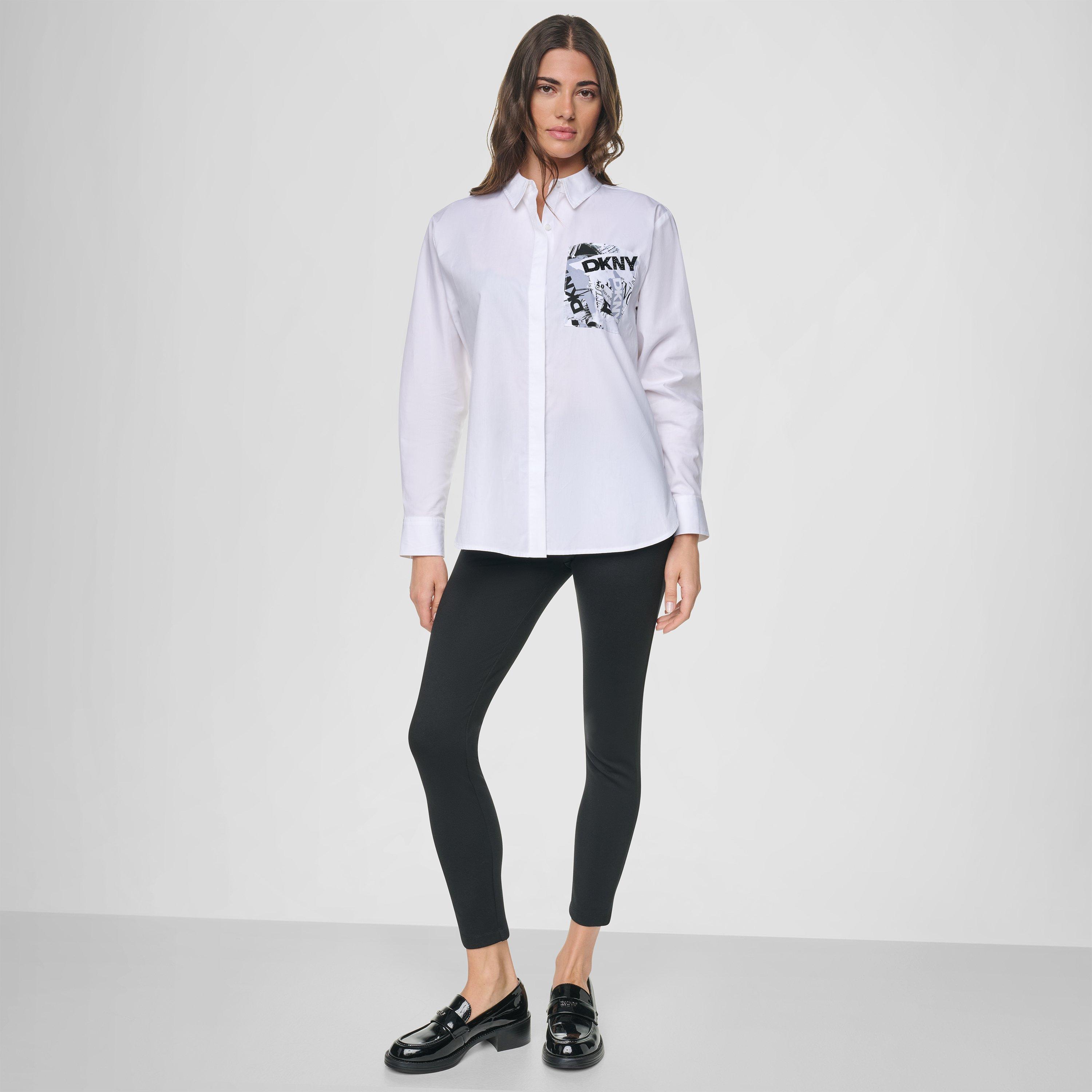 White - DKNY - DKNY Pockt Print Ld64 - 7