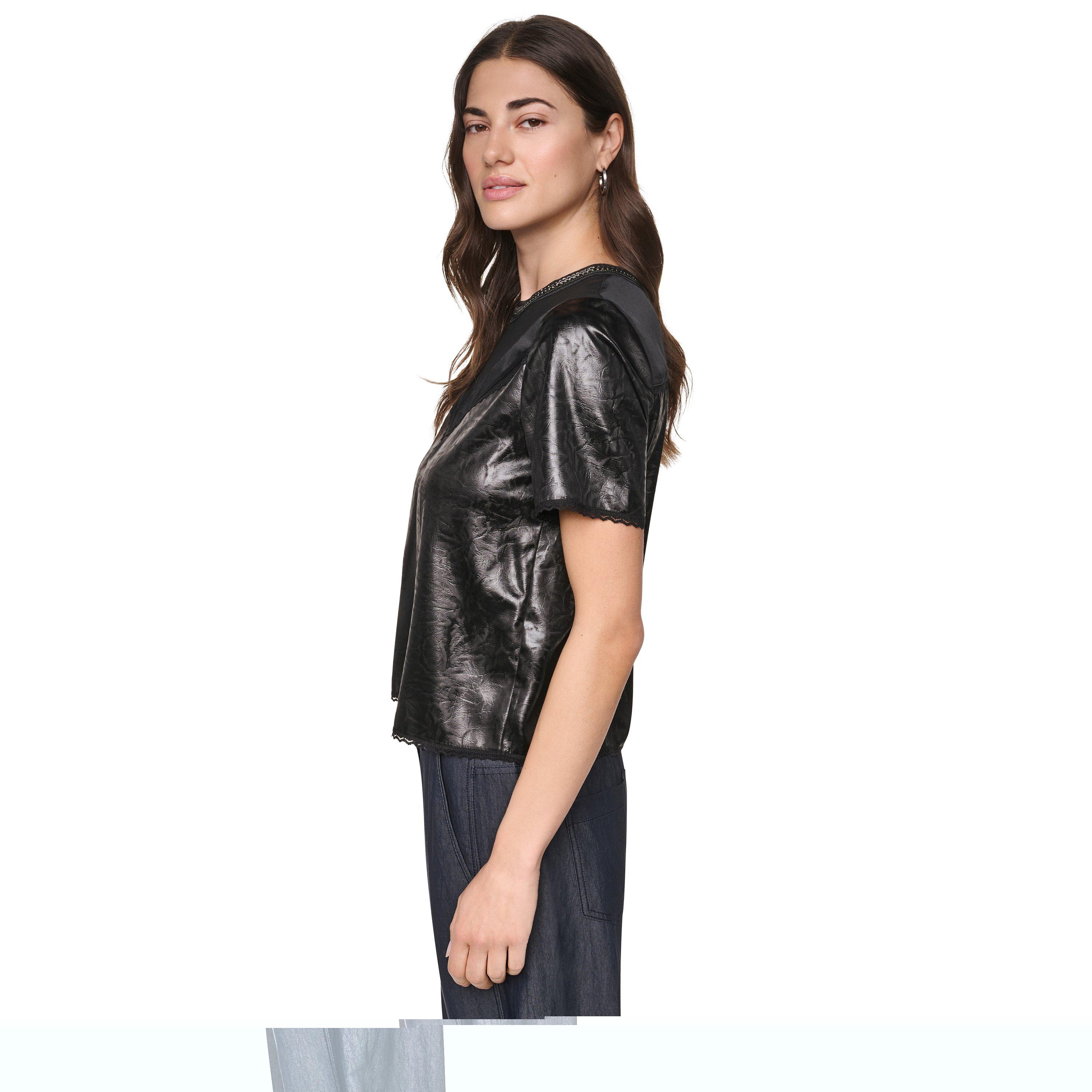 Black - DKNY - DKNY Mix Media Crack Ld64 - 5