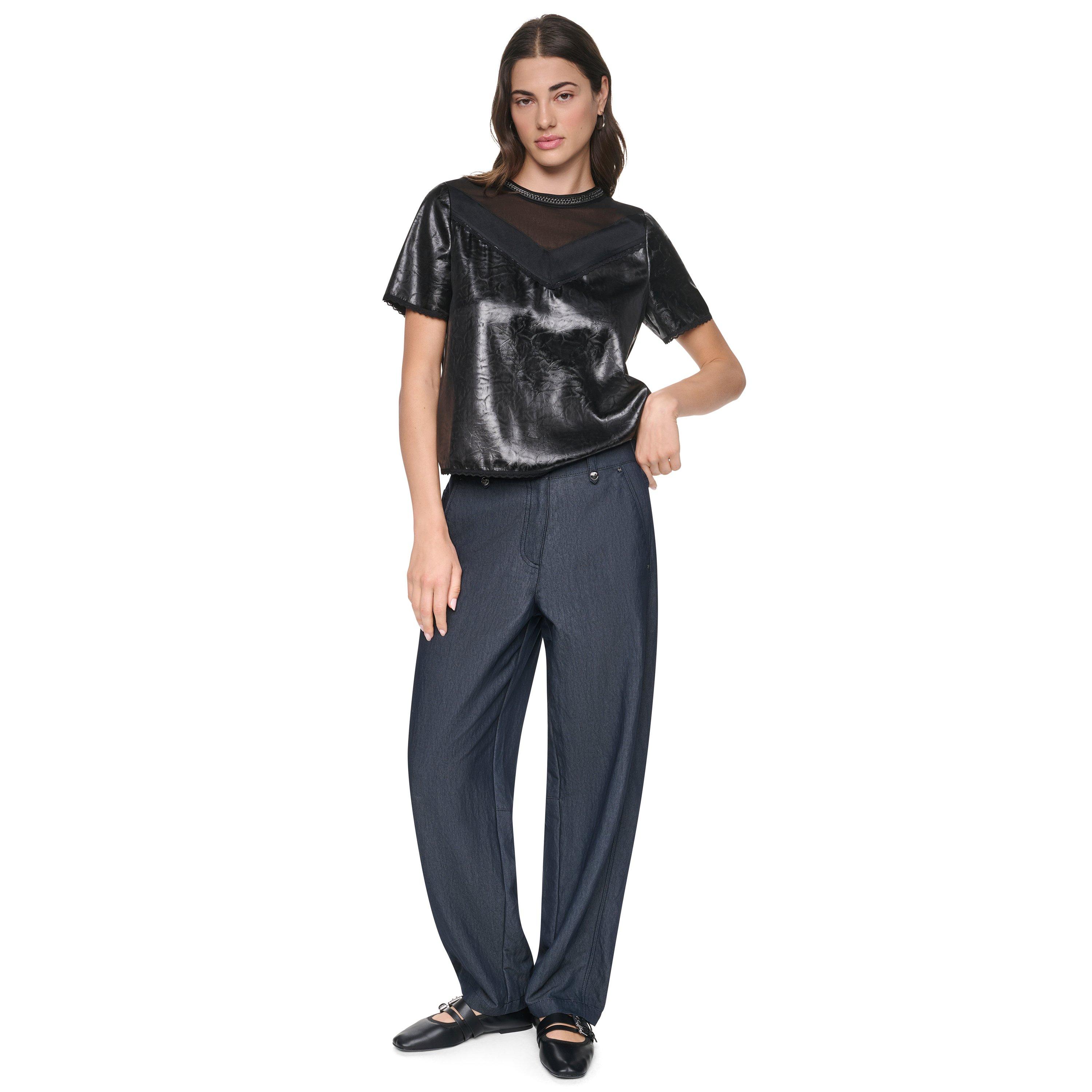 Black - DKNY - DKNY Mix Media Crack Ld64 - 6