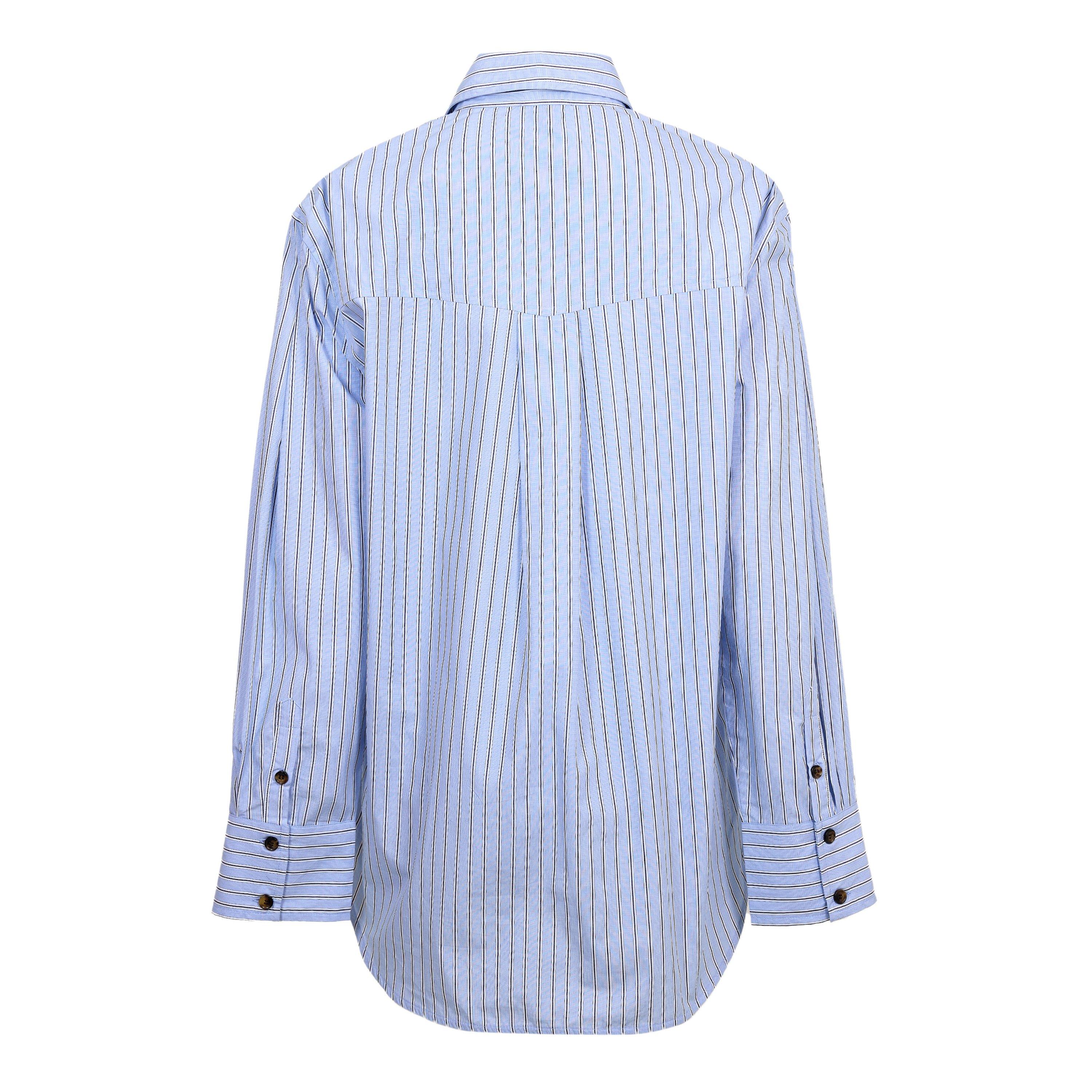 Lavender Lustre - Ganni - Ganni Stripe Cotton Ld62 - 2