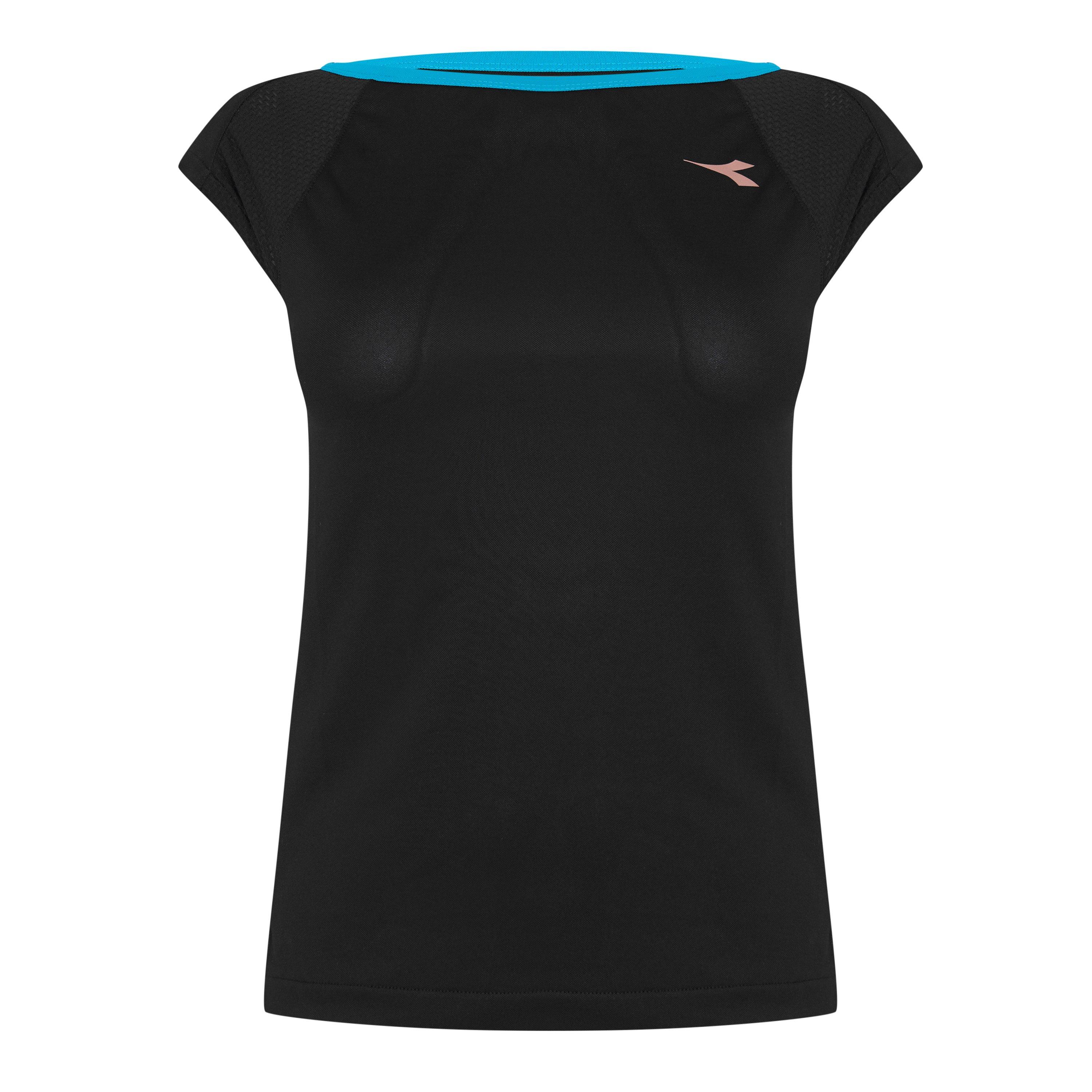 Diadora Women's Long Sleeve T-Shirt - Black - 8 (XS)