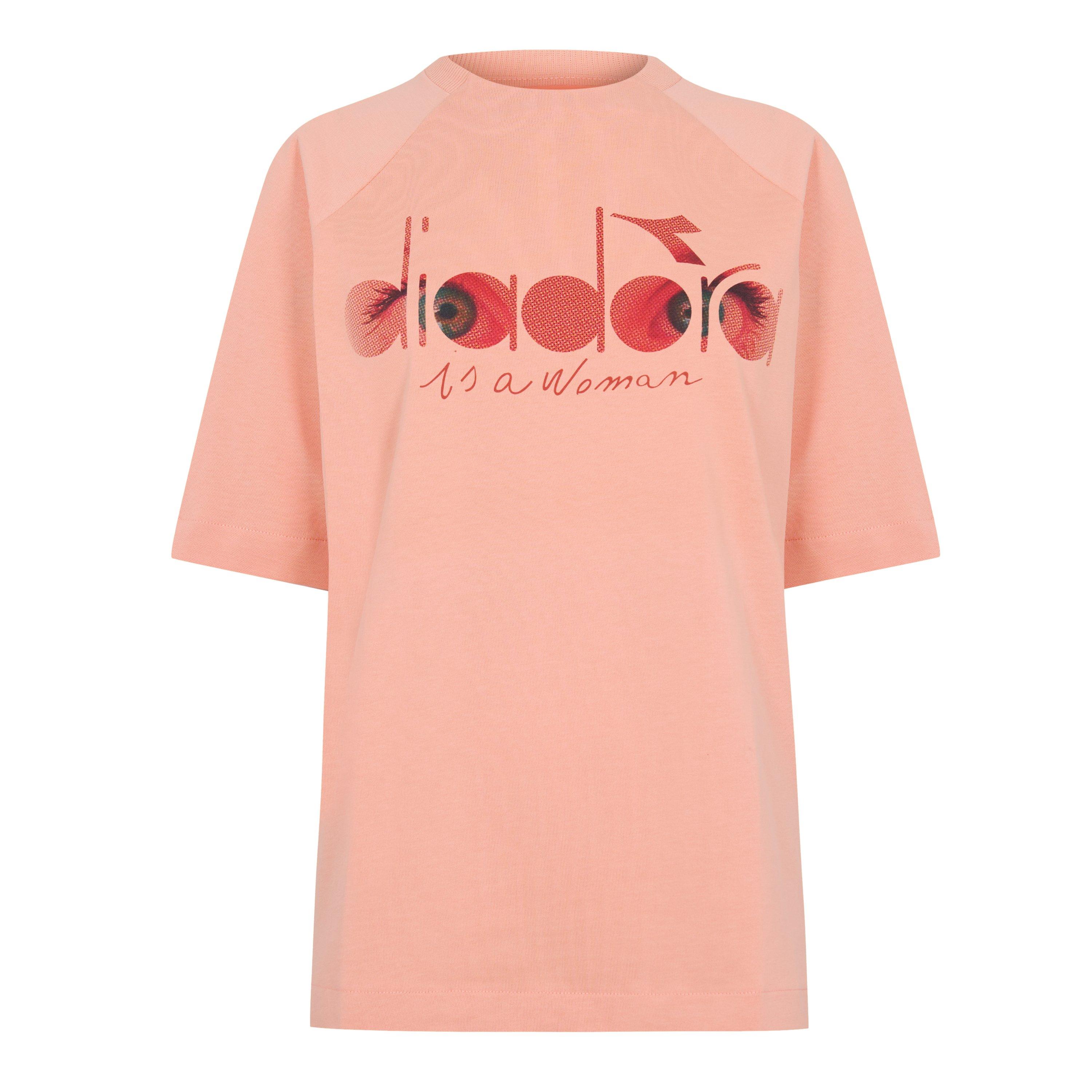 Coral Red - Diadora - Women's Flowers Short Sleeve T-Shirt - 1