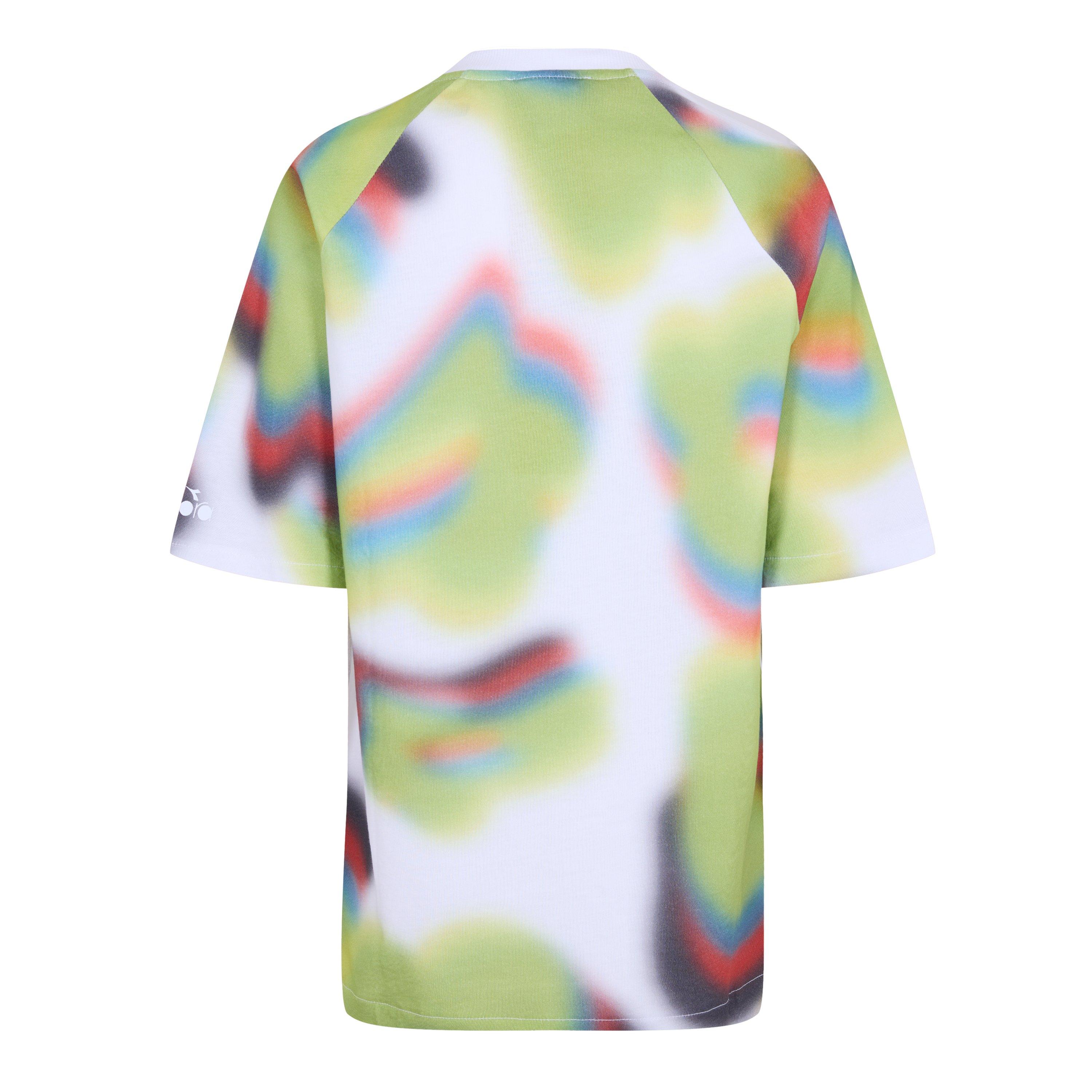 Multi - Diadora - Women's Flowers Short Sleeve All Over Print T-Shirt - 2