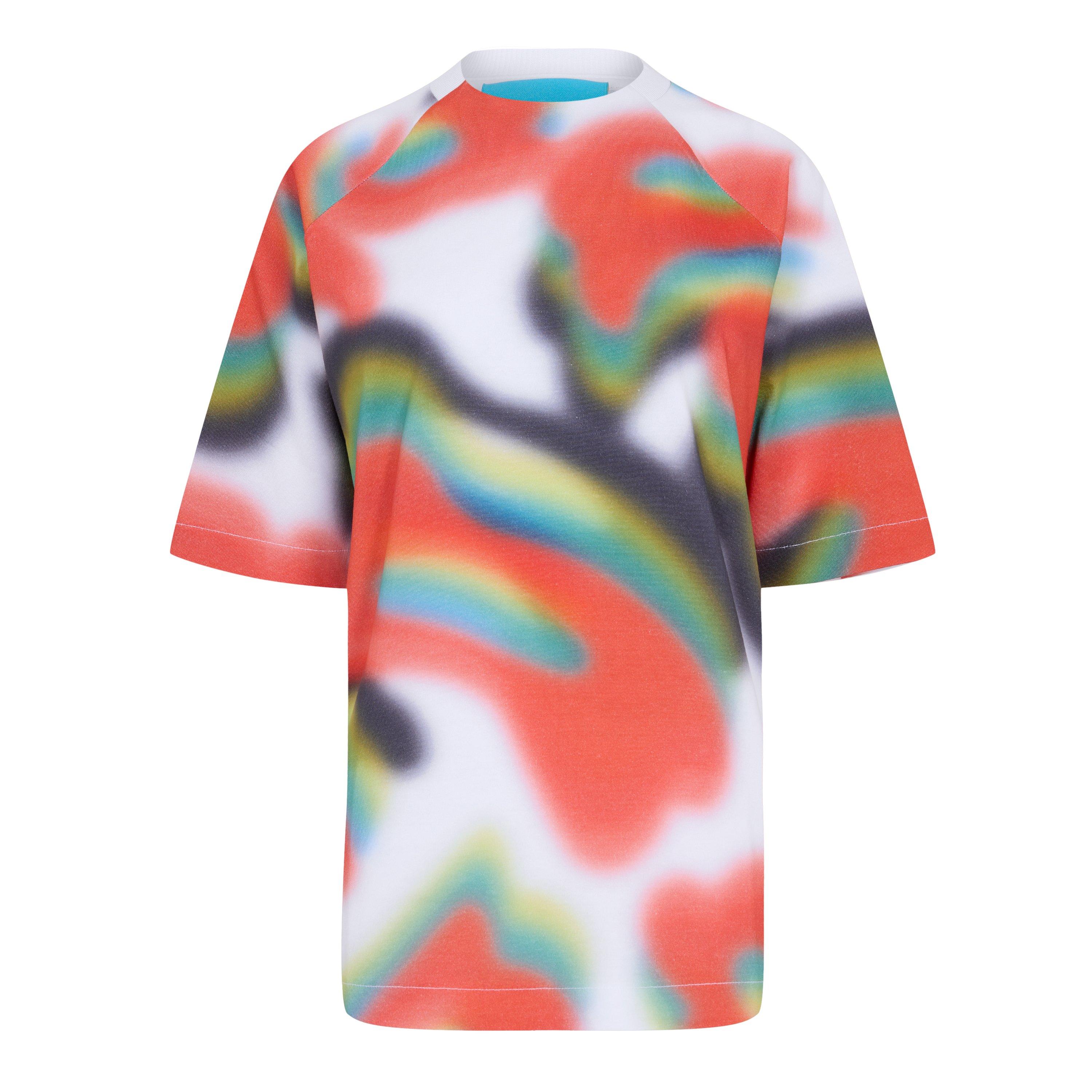 Diadora Women's Flowers Short Sleeve All Over Print T-Shirt -  - 8 (XS)