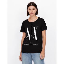 Armani Exchange Foil Logo T Shirt