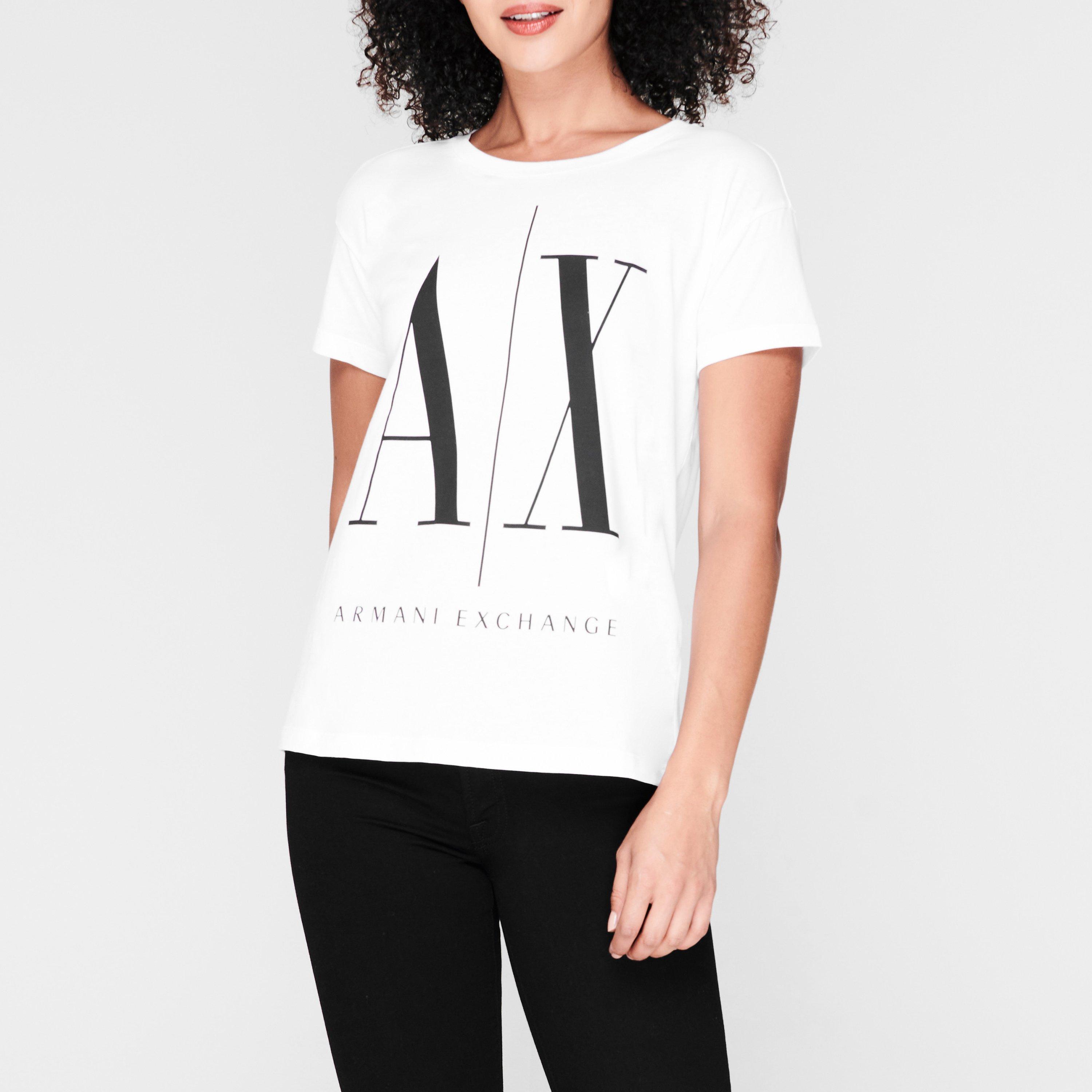 White 5100 - Armani Exchange - Foil Logo T-Shirt - 2