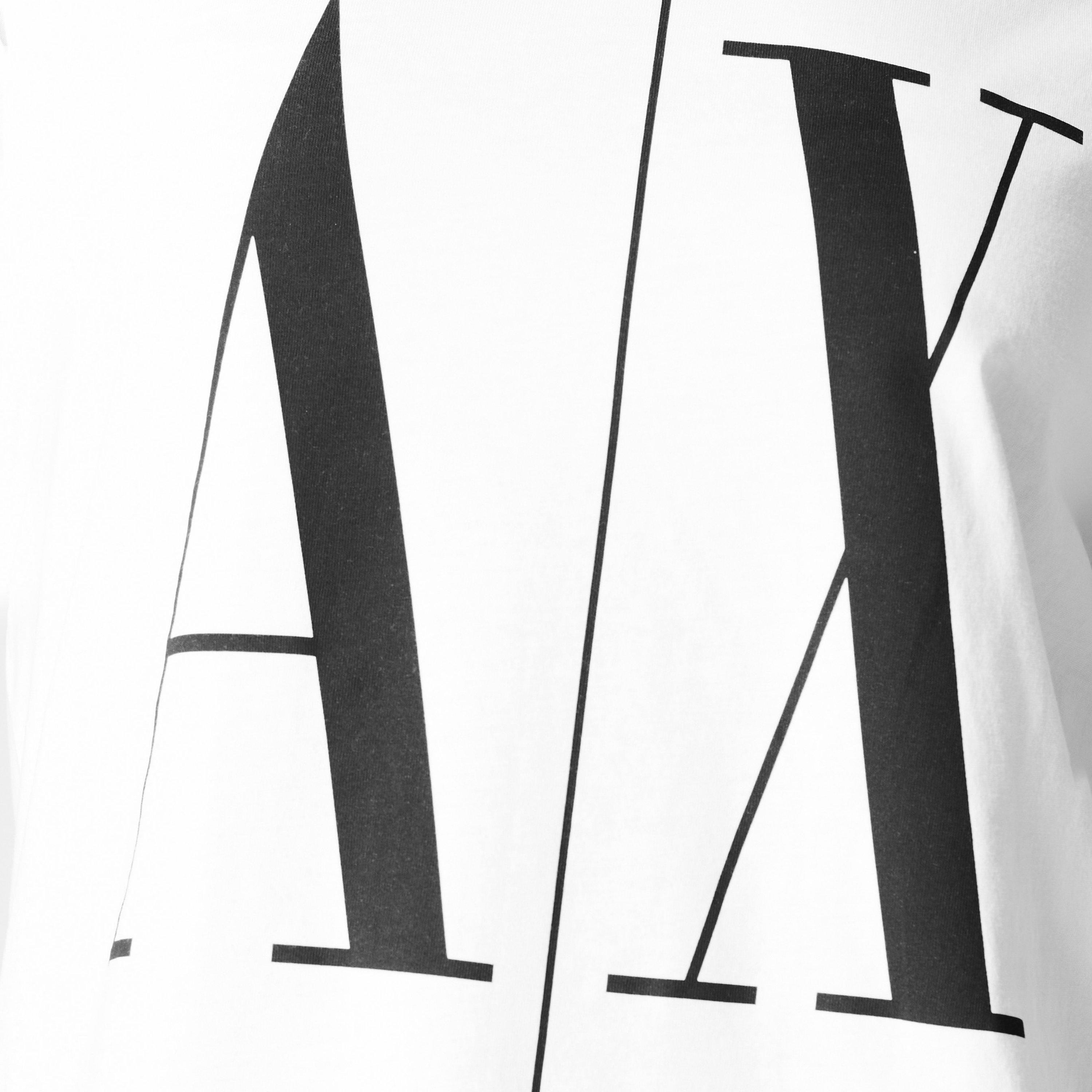 White 5100 - Armani Exchange - Foil Logo T-Shirt - 4