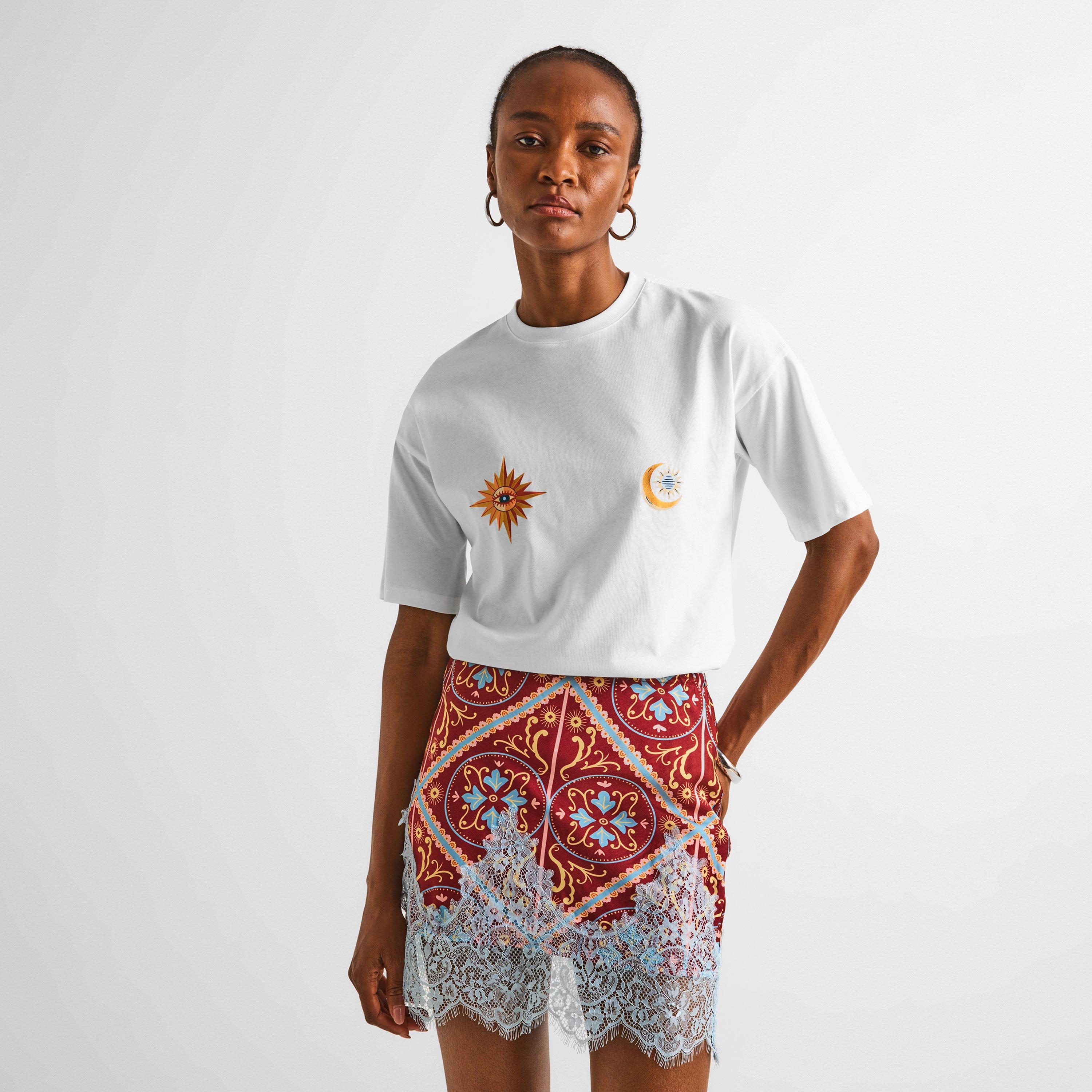 White - Never Fully Dressed - Never Sun Moon Tee Ld64 - 3