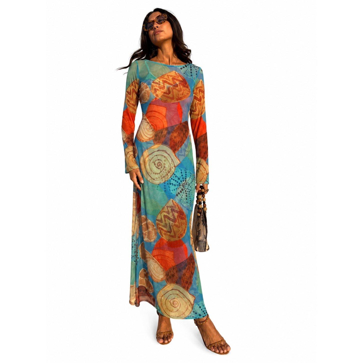 Blue - Never Fully Dressed - Women's Aria Maxi Dress - 1