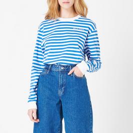 Bella Freud Long Sleeve Striped T Shirt