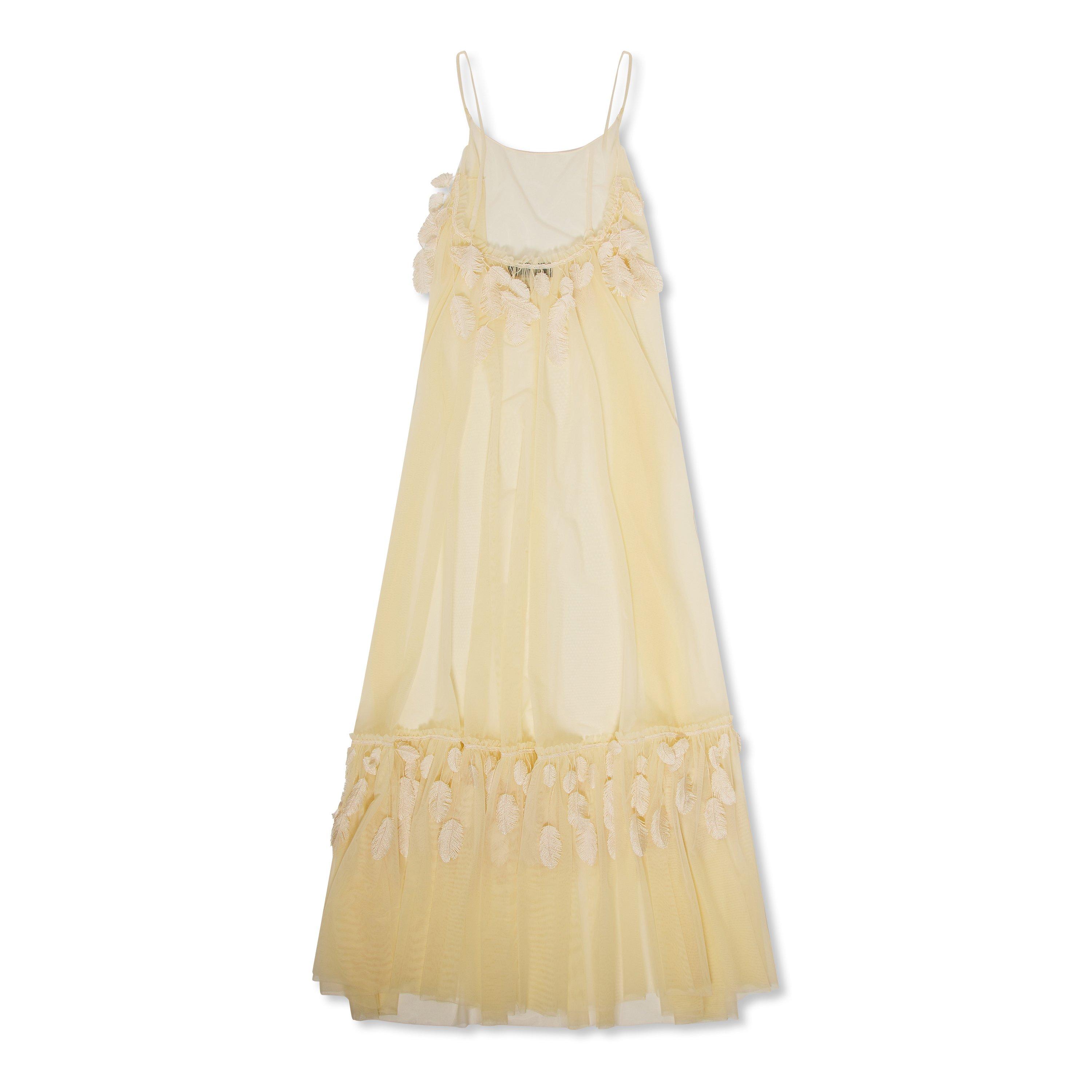 Almond - Isabel Beachwear - Women's Joy Plumage Long Maxi Dress - 2