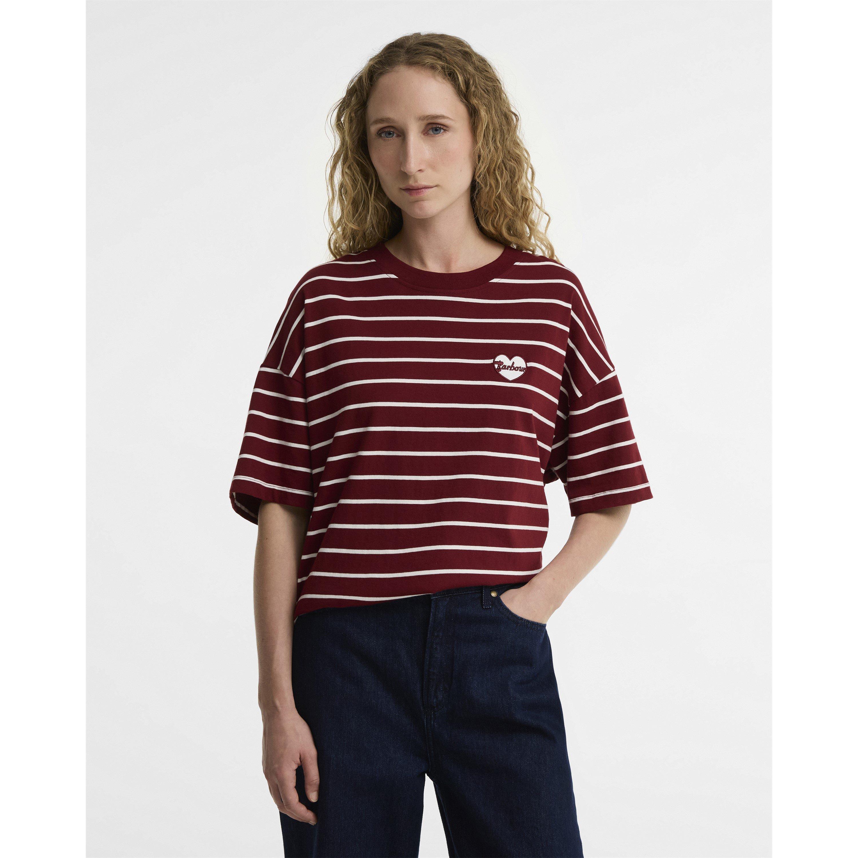 Cranberry/Cloud - Barbour - B.Li Ambleside LS T Ld64 - 3