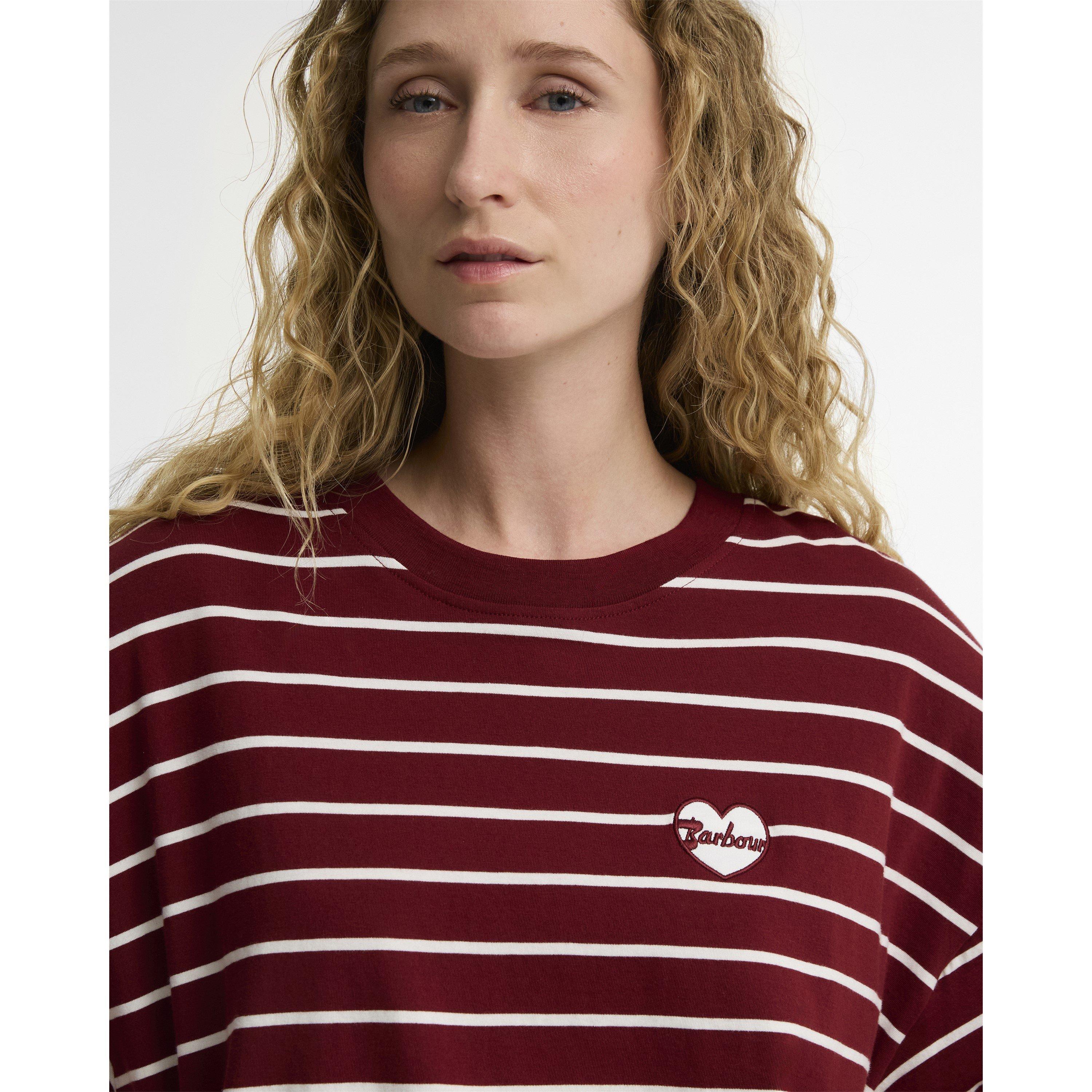 Cranberry/Cloud - Barbour - B.Li Ambleside LS T Ld64 - 5