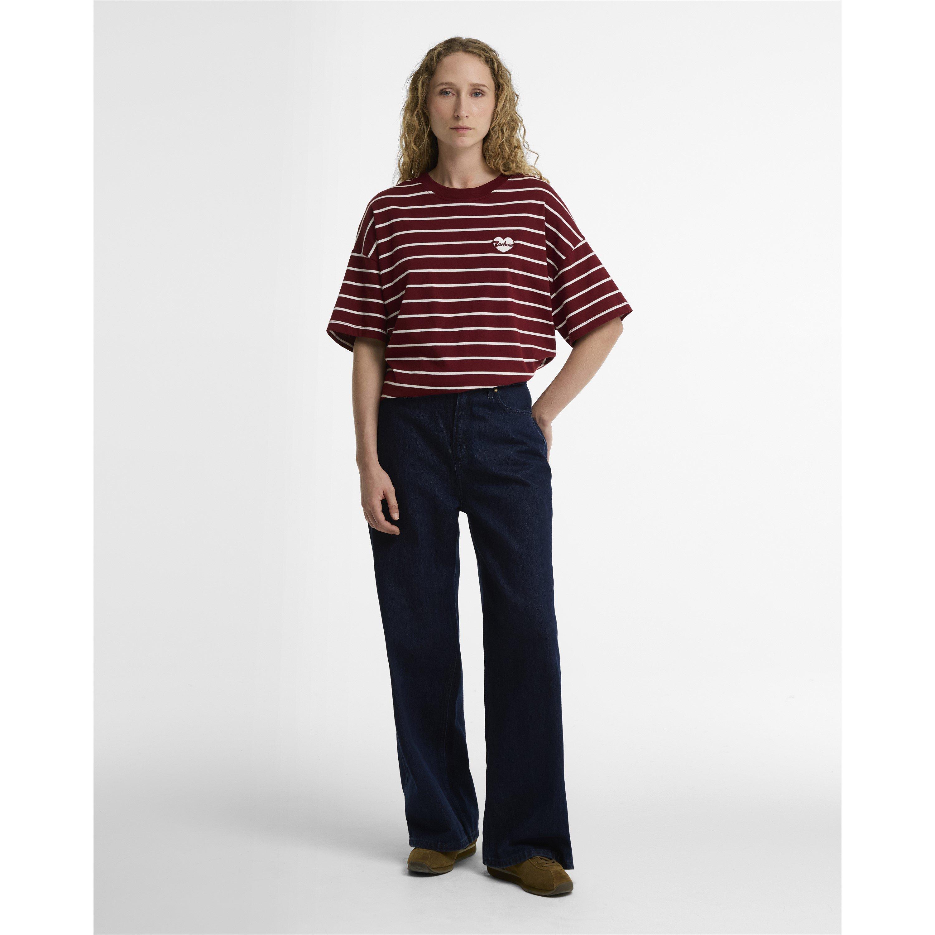 Cranberry/Cloud - Barbour - B.Li Ambleside LS T Ld64 - 7