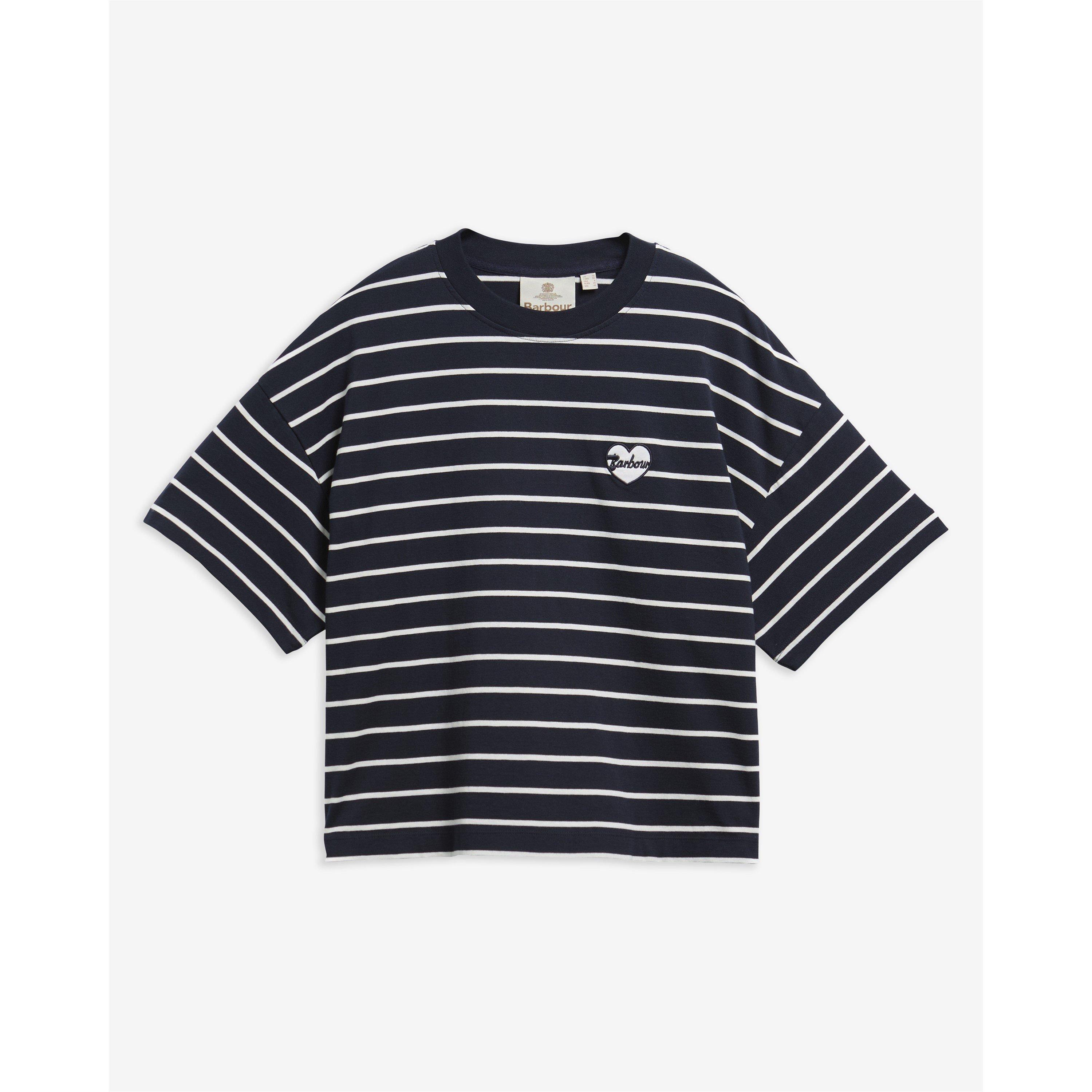Dark Navy/Cloud - Barbour - B.Li Ambleside LS T Ld64 - 1