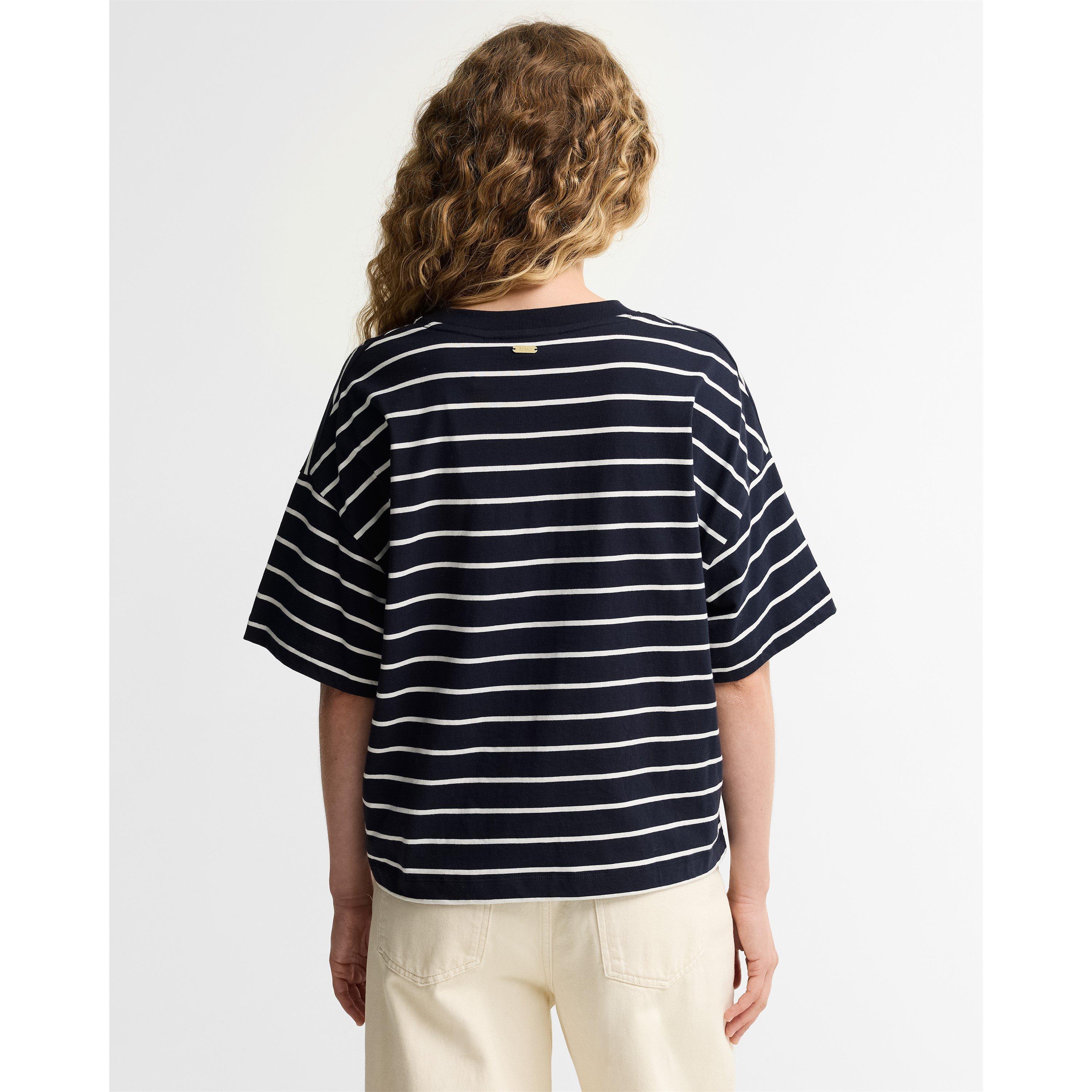 Dark Navy/Cloud - Barbour - B.Li Ambleside LS T Ld64 - 3