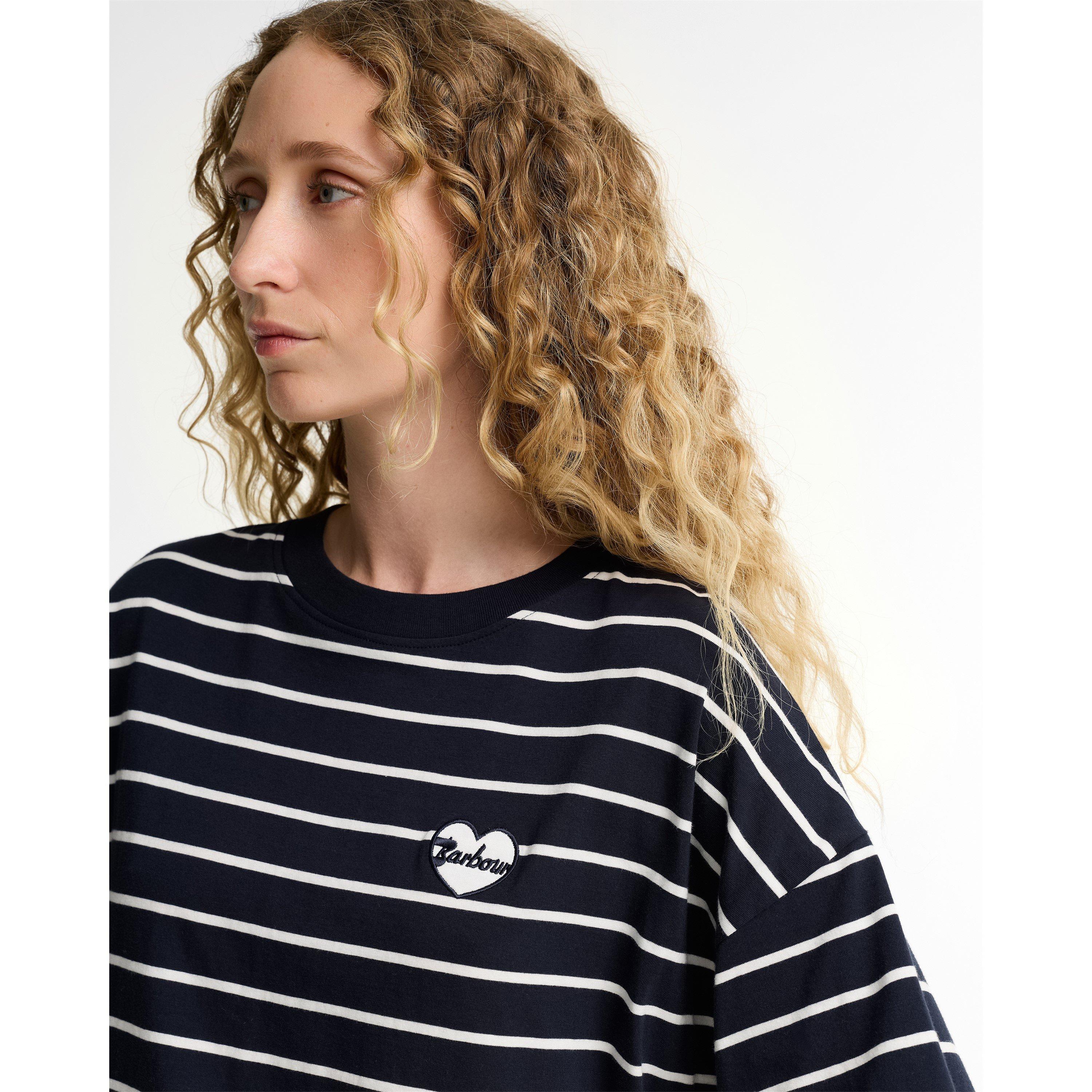 Dark Navy/Cloud - Barbour - B.Li Ambleside LS T Ld64 - 4
