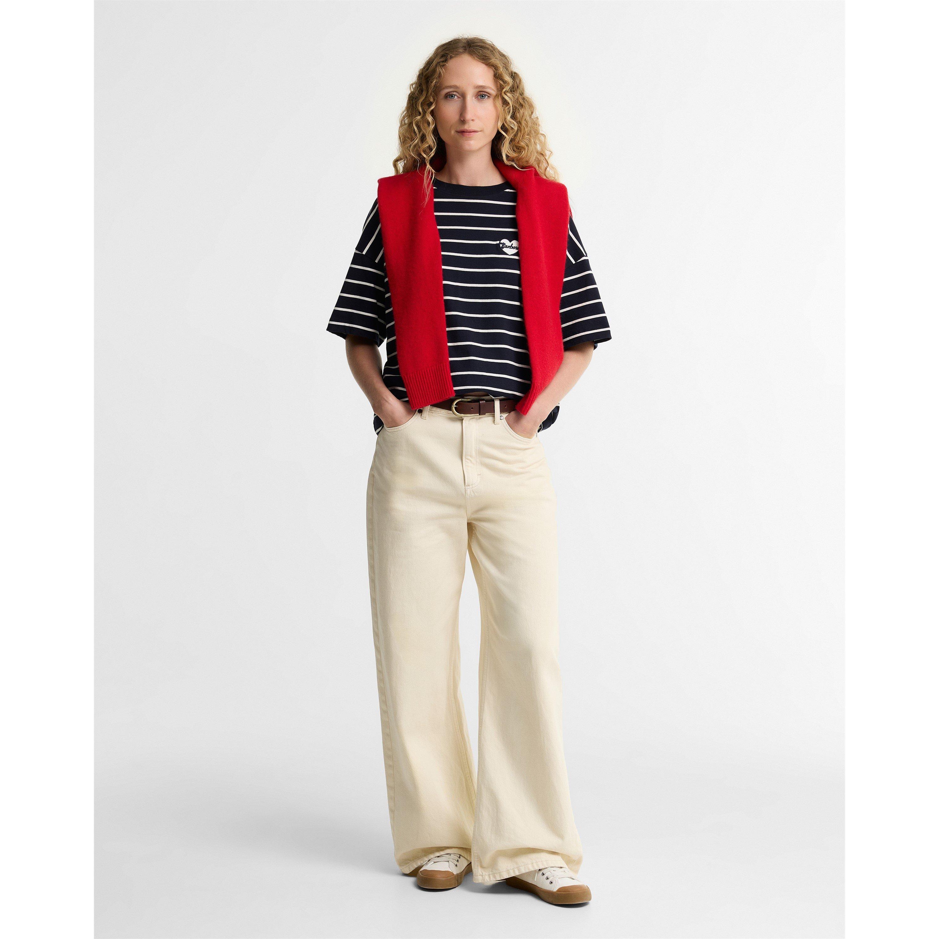 Dark Navy/Cloud - Barbour - B.Li Ambleside LS T Ld64 - 6