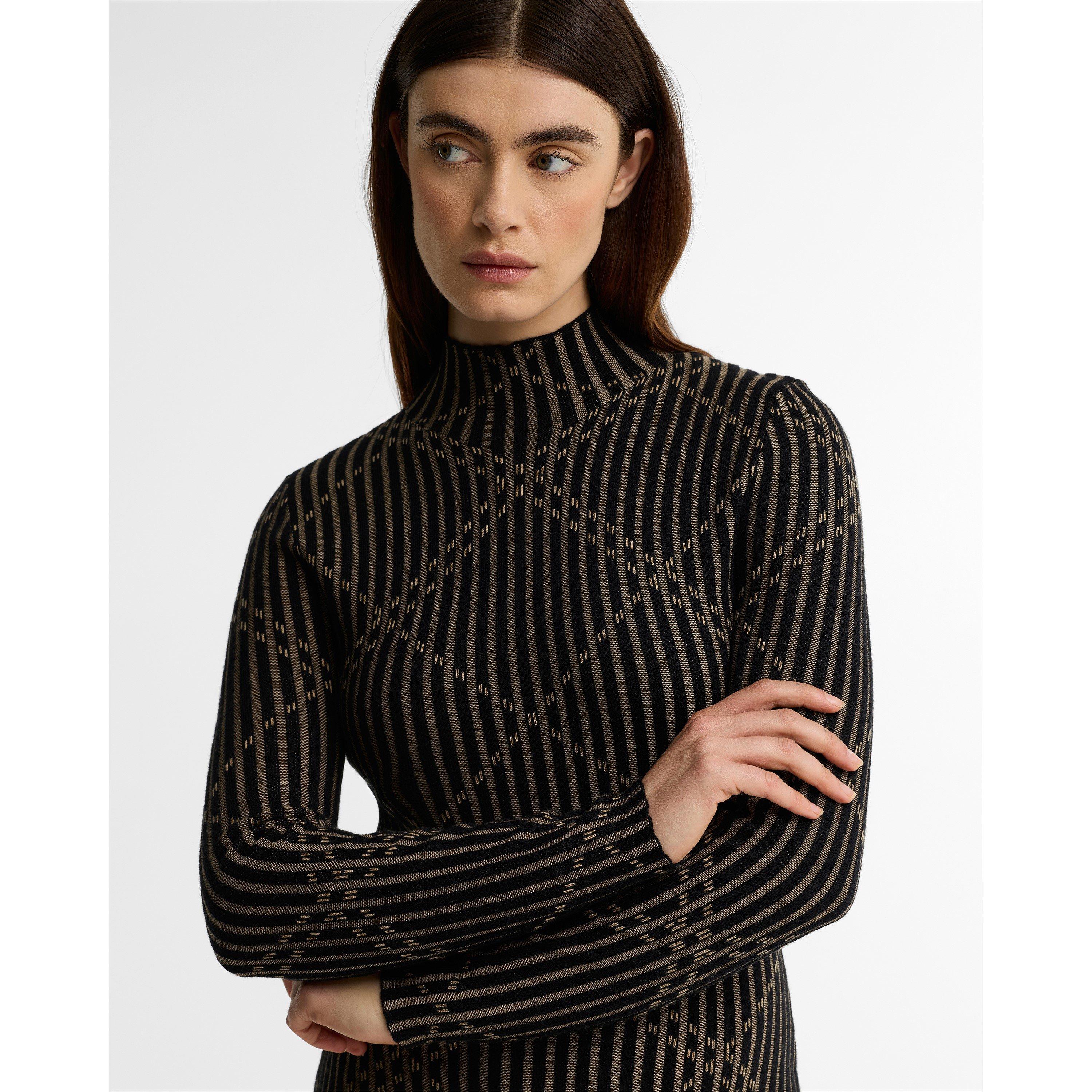Black Multi - Barbour - B.Li Adina Knit Drs Ld64 - 2