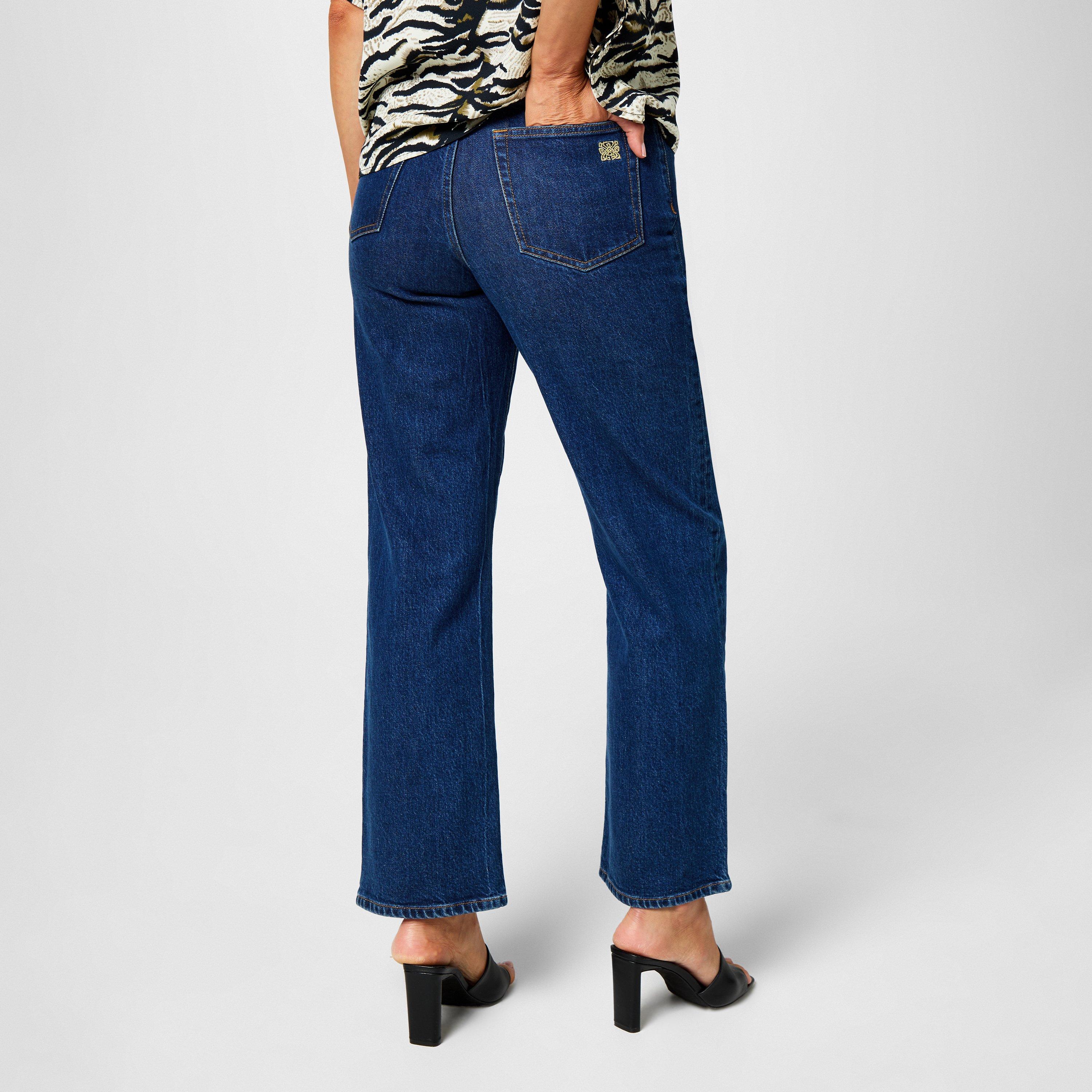 Blå - Biba - Cleo Straight Leg Jeans - 3