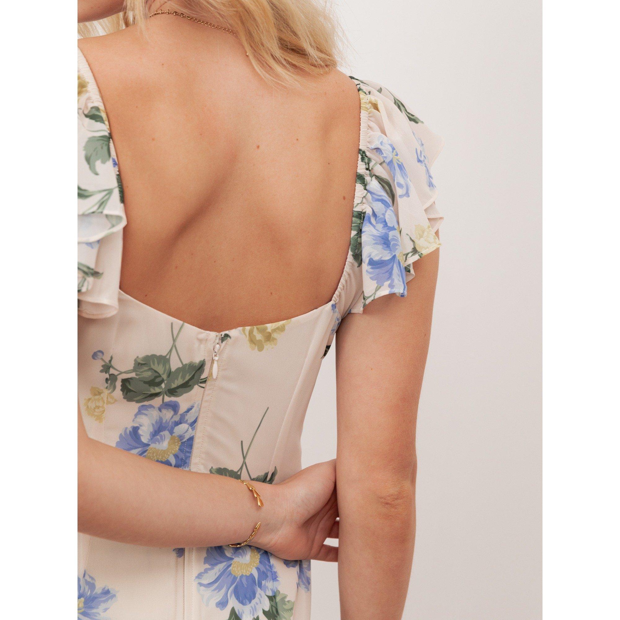 Ivo/Blu Floral - Anaya With Love - Anaya W Asymmetric R Ld62 - 4