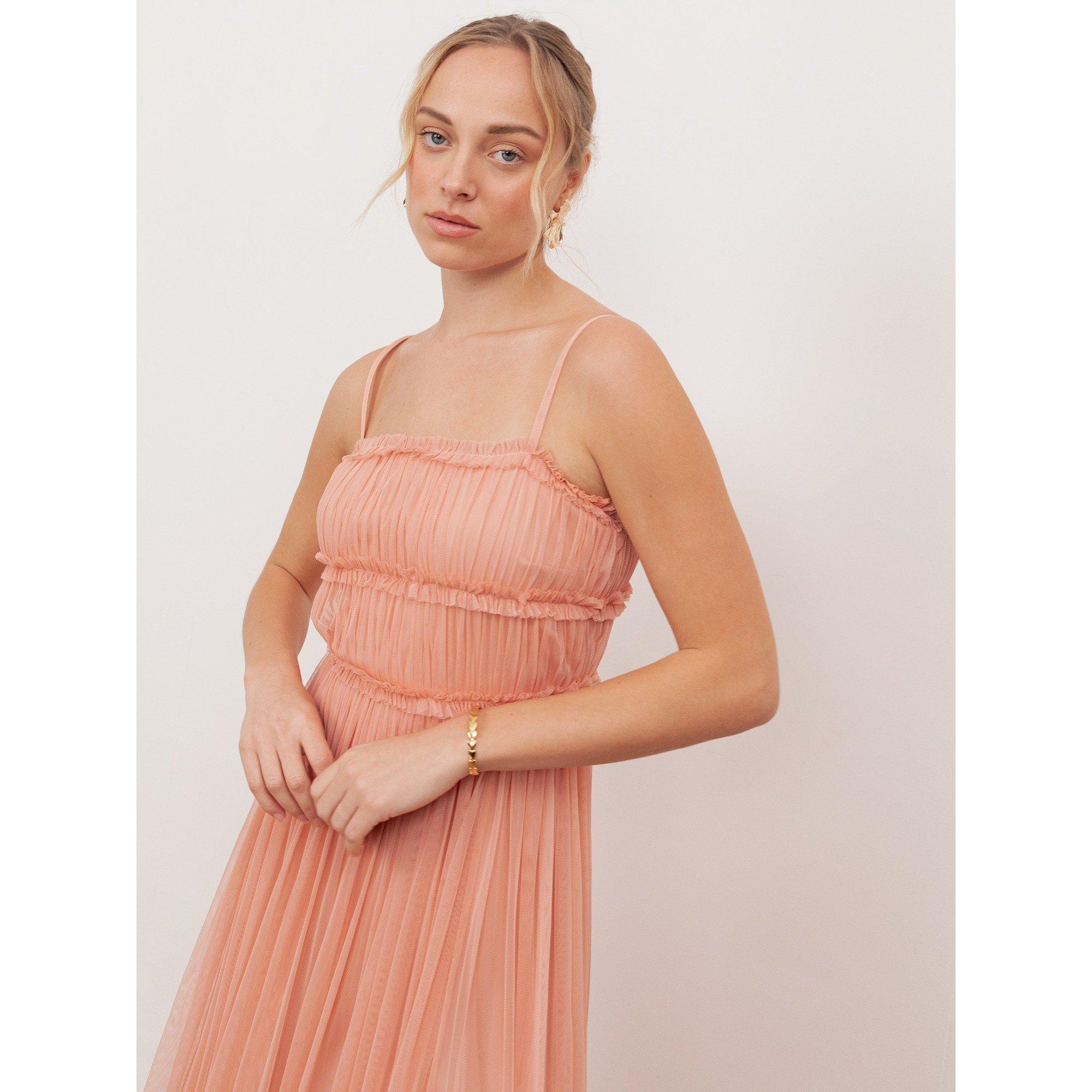 Peach - Anaya With Love - Anaya W Ruffle Bodic Ld62 - 3