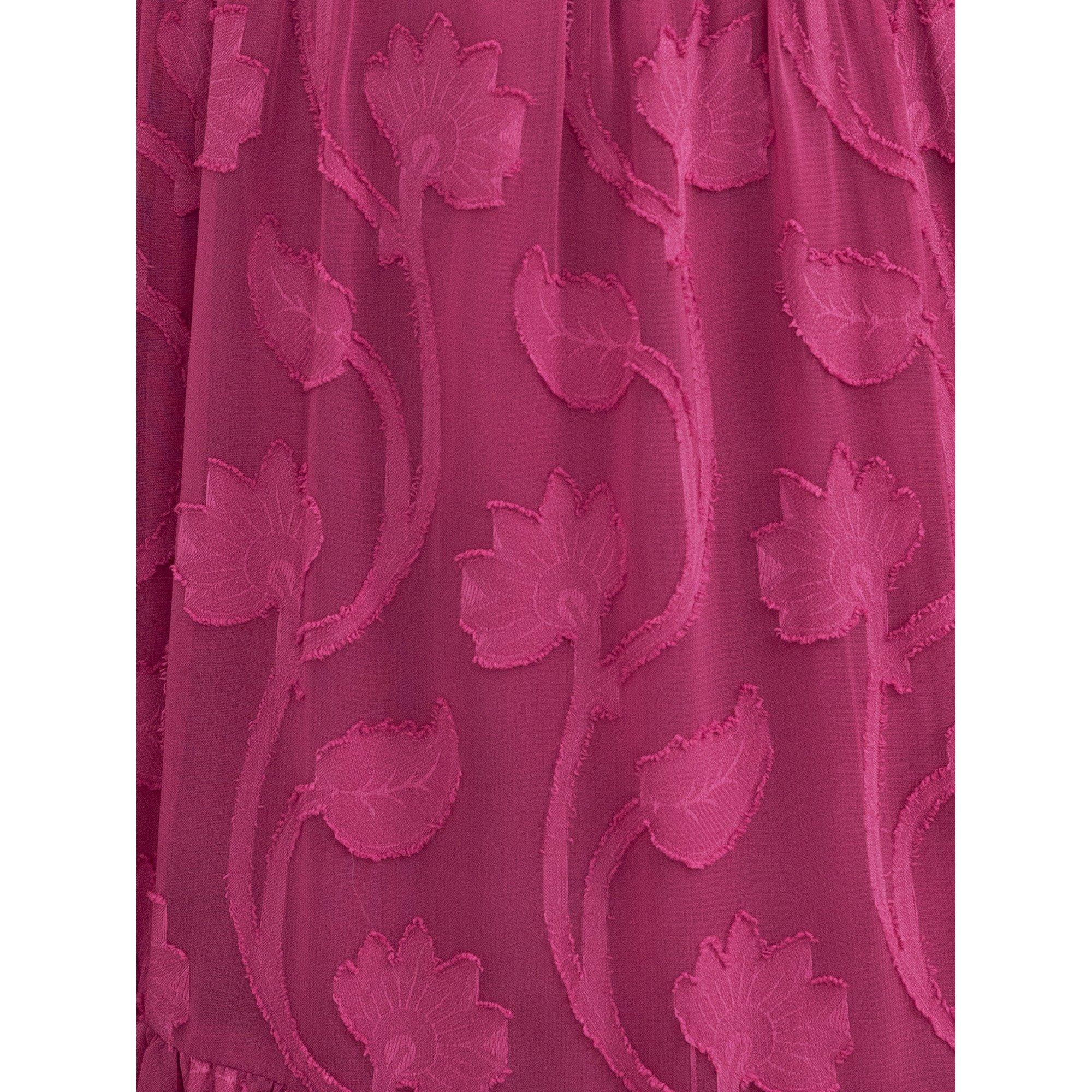 Fuchsia - Lovedrobe - Lovedro Puff Sleeve Ld62 - 5