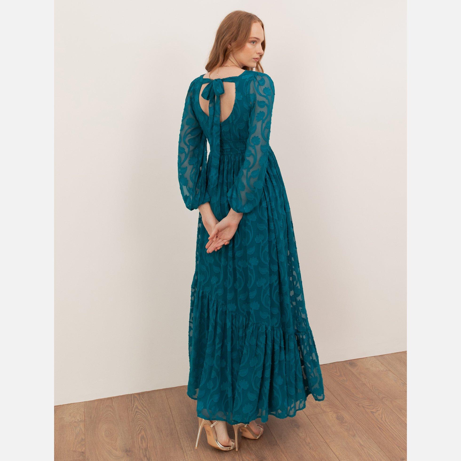 Teal Green - Lovedrobe - Lovedro Tie Back Max Ld62 - 2